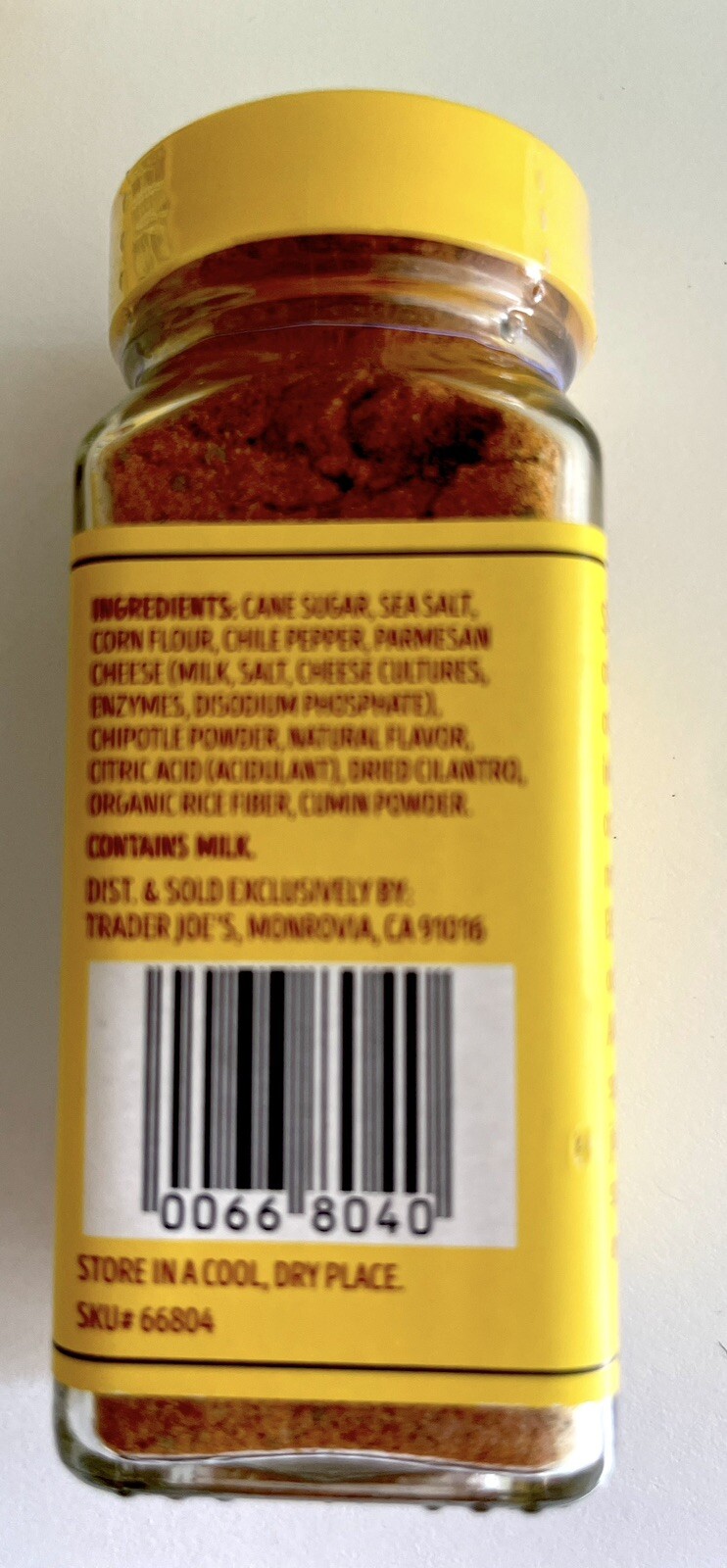 Trader Joe’s EVERYTHING BUT THE ELOTE Seasoning Blend, net 2.3oz (65g)