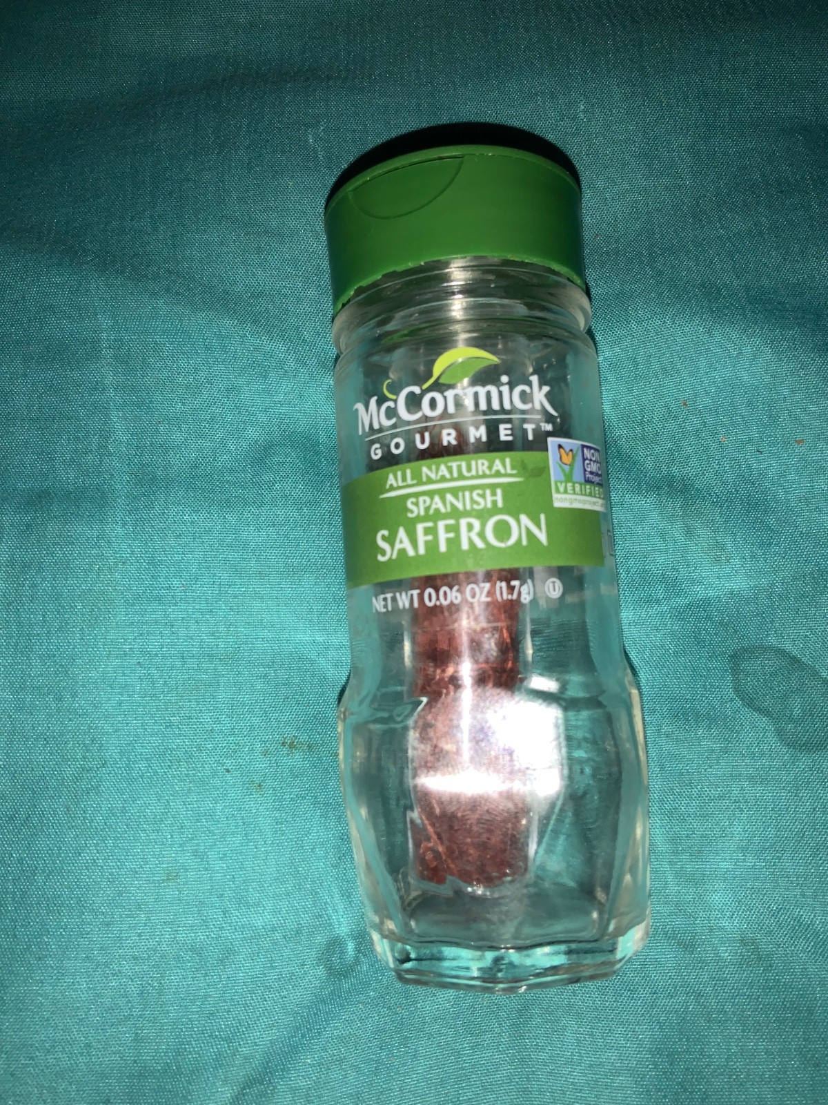 McCormick Gourmet All Natural Spanish Saffron NET WT 0.06OZ (1.7g) New