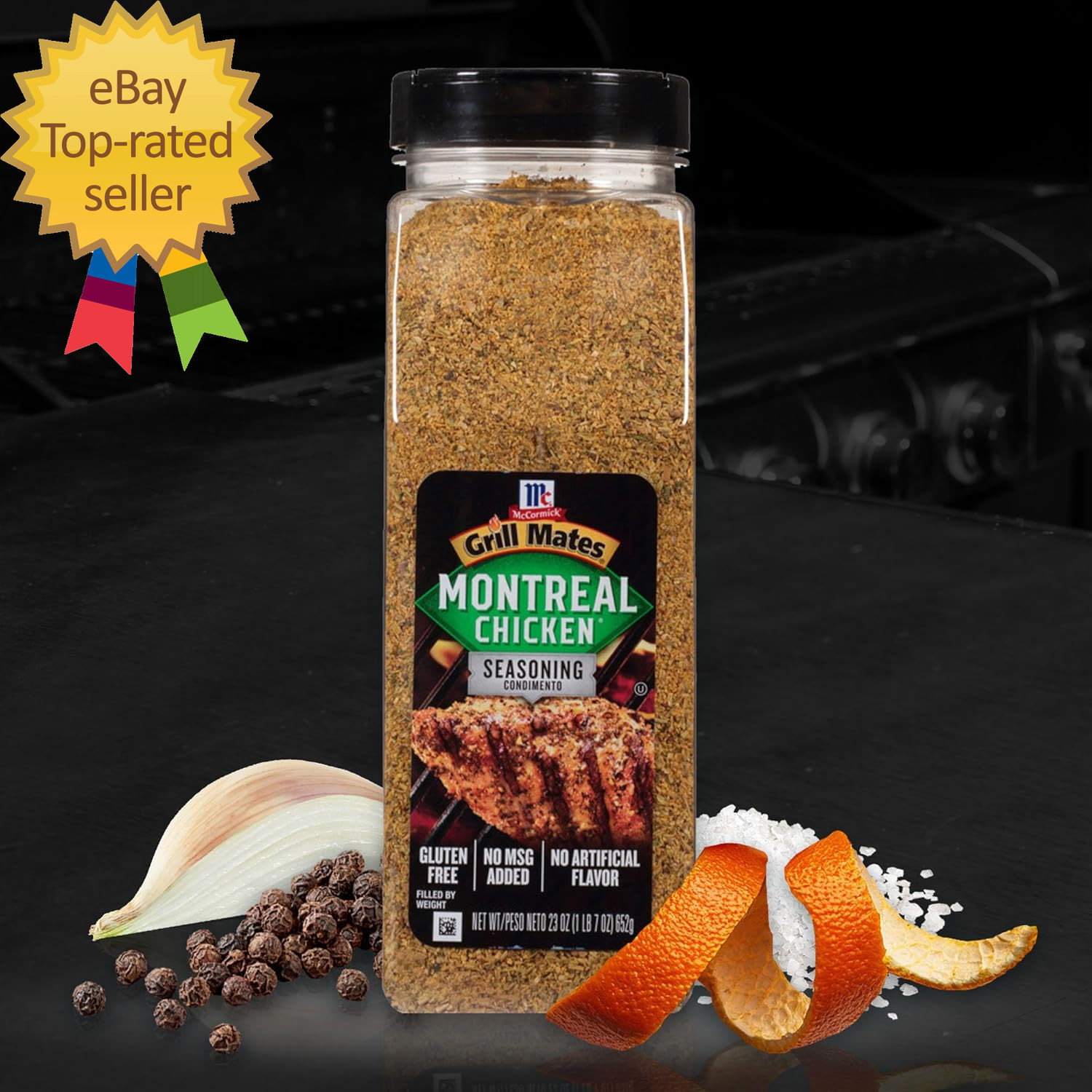 Montreal Chicken Seasoning, 23 Oz – One 23 Ounce Container of Montreal Chicken