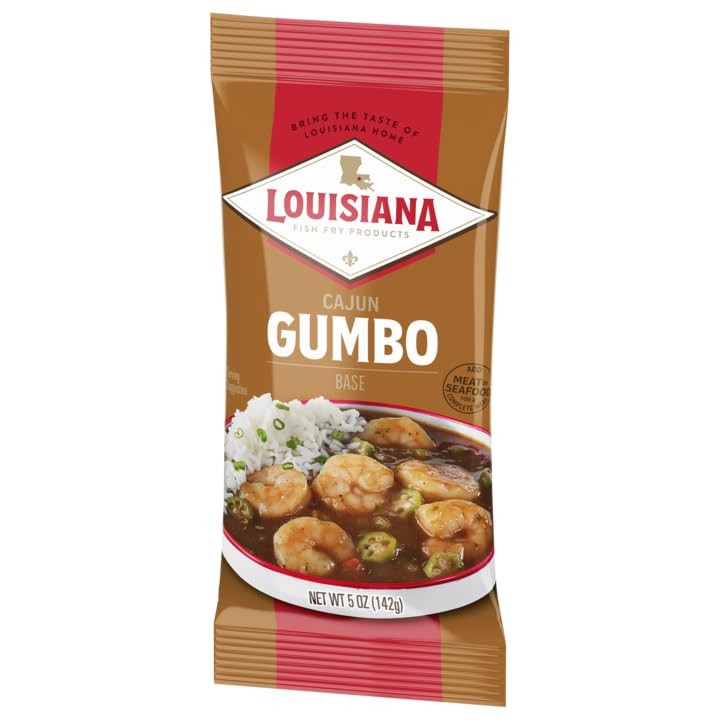 Louisiana Fish Fry Cajun Gumbo Base, 5 Ounces (Pack Of 24)