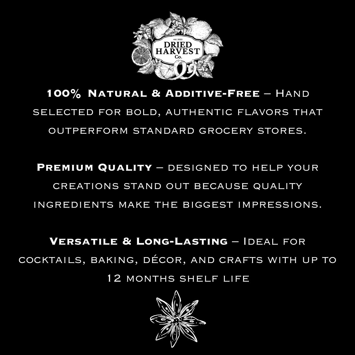 Grade AA Whole Star Anise Pods | Aromatic Spice Mulled Wine, Baking & Cocktails