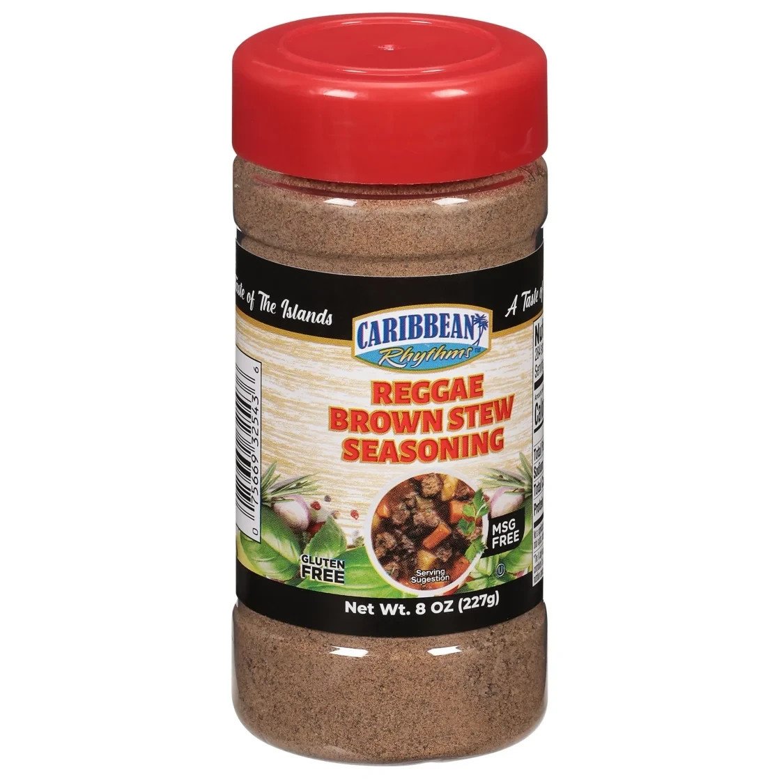 3 Pack Caribbean Rhythms Reggae Brown Stew Seasoning 8 oz Jamaican Spice Blend