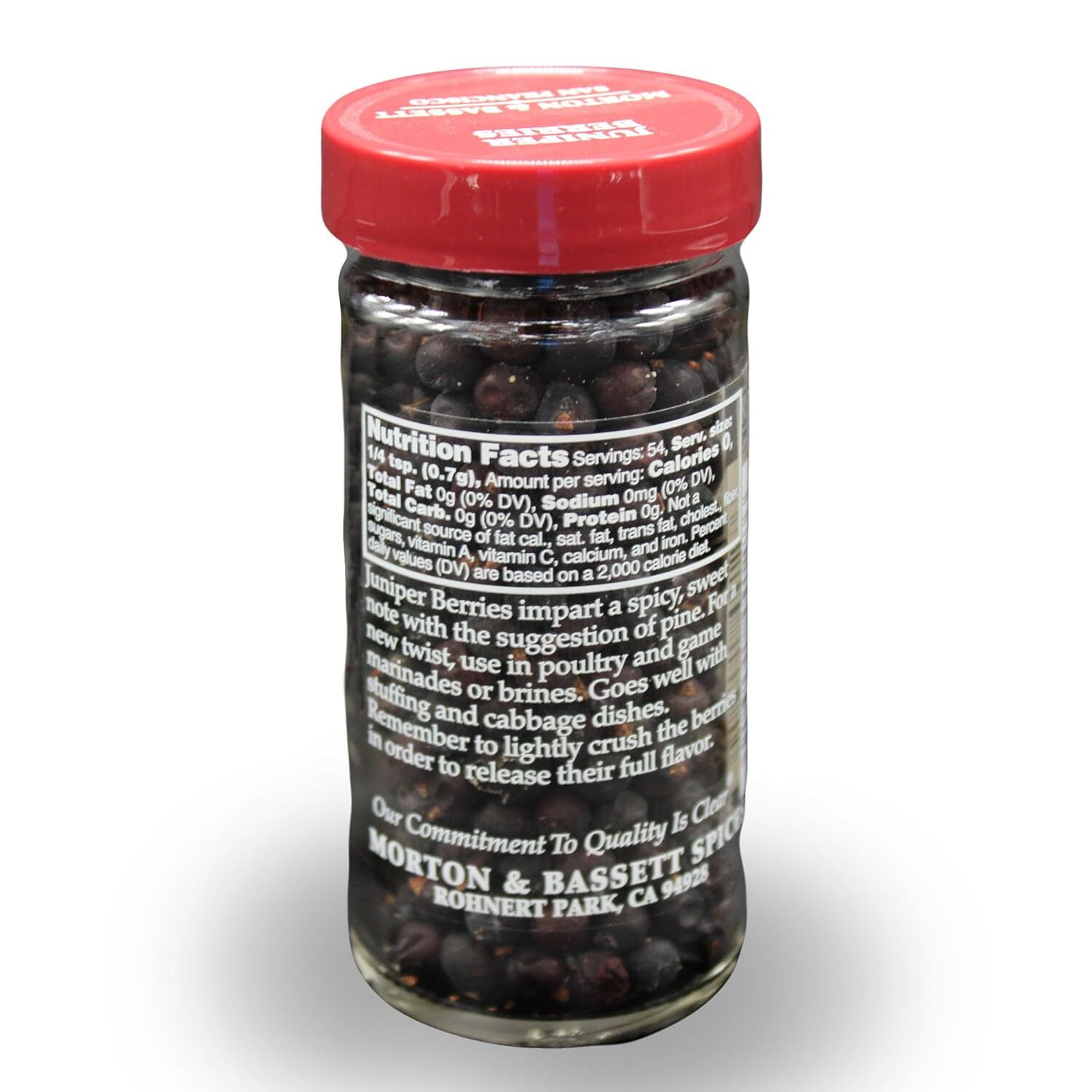 Morton & Bassett Seasoning Juniper Berries 1.3 Oz