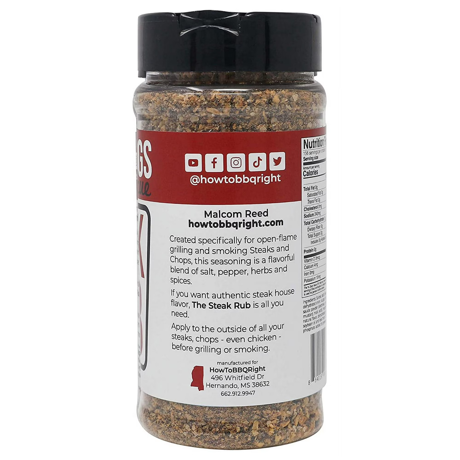 Killer Hogs Steak Rub, 11 oz