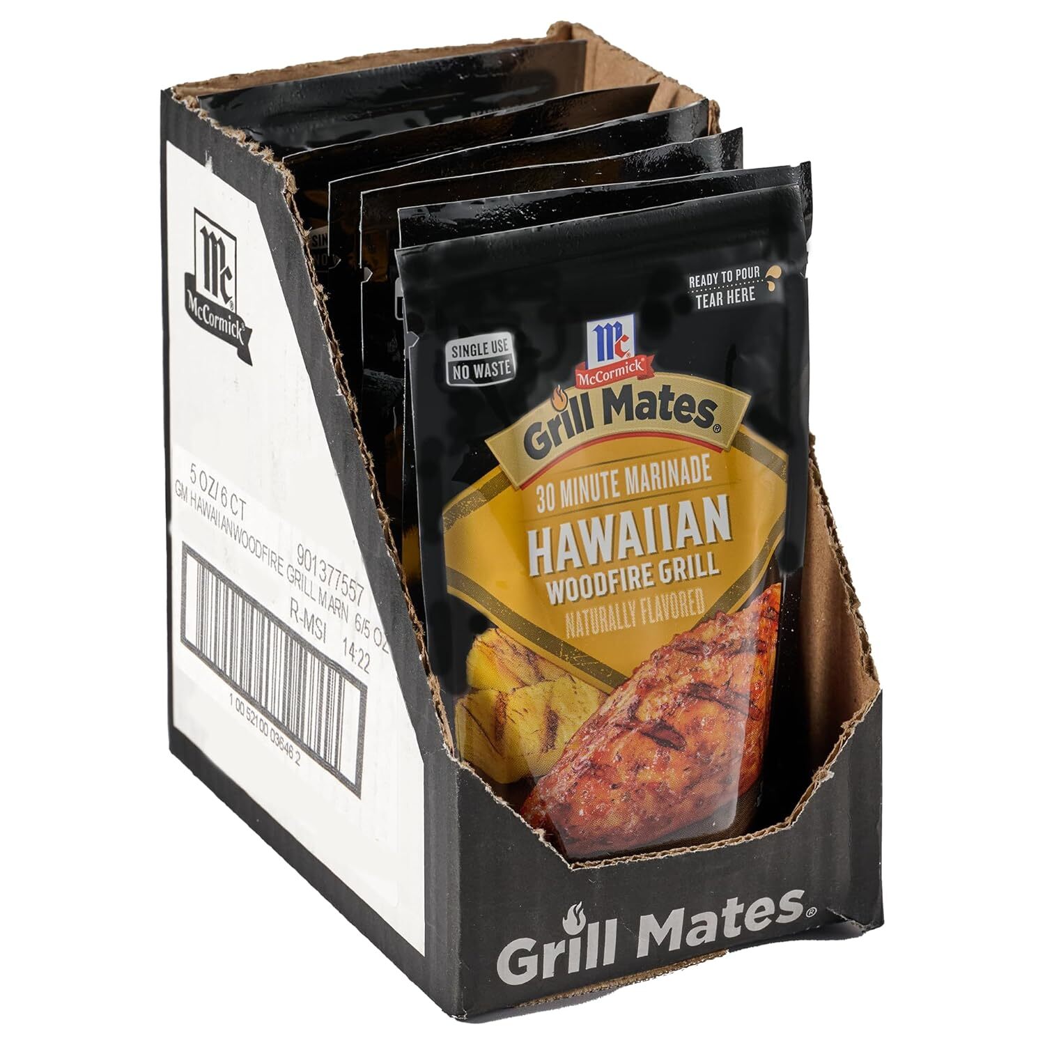 Hawaiian Woodfire Grill 30 Minute Marinade, 5 oz (Pack of 6)