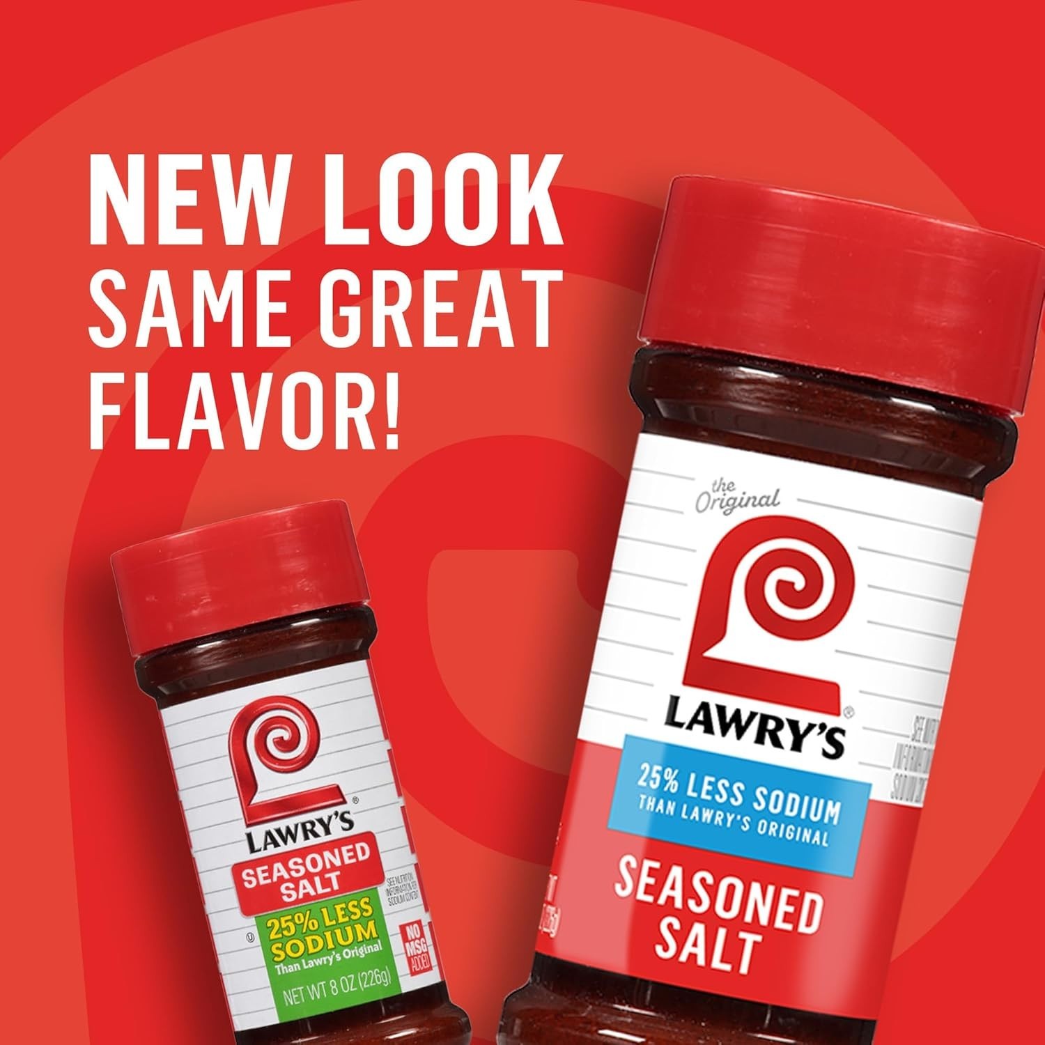 Savory Lawry’s Seasoned Salt, 8 oz – 25% Less Sodium, Ideal for Everyday Cooking