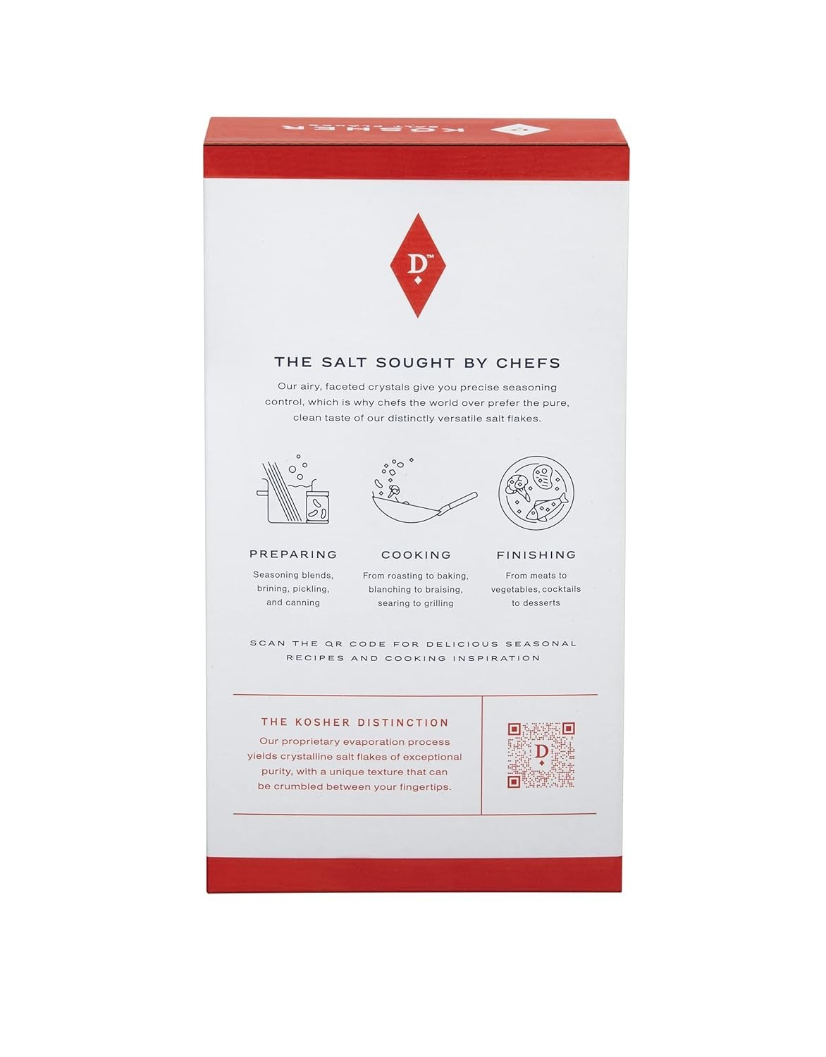 Diamond Crystal Kosher Salt – Full Flavor, No Additives – Pure and Natural Since