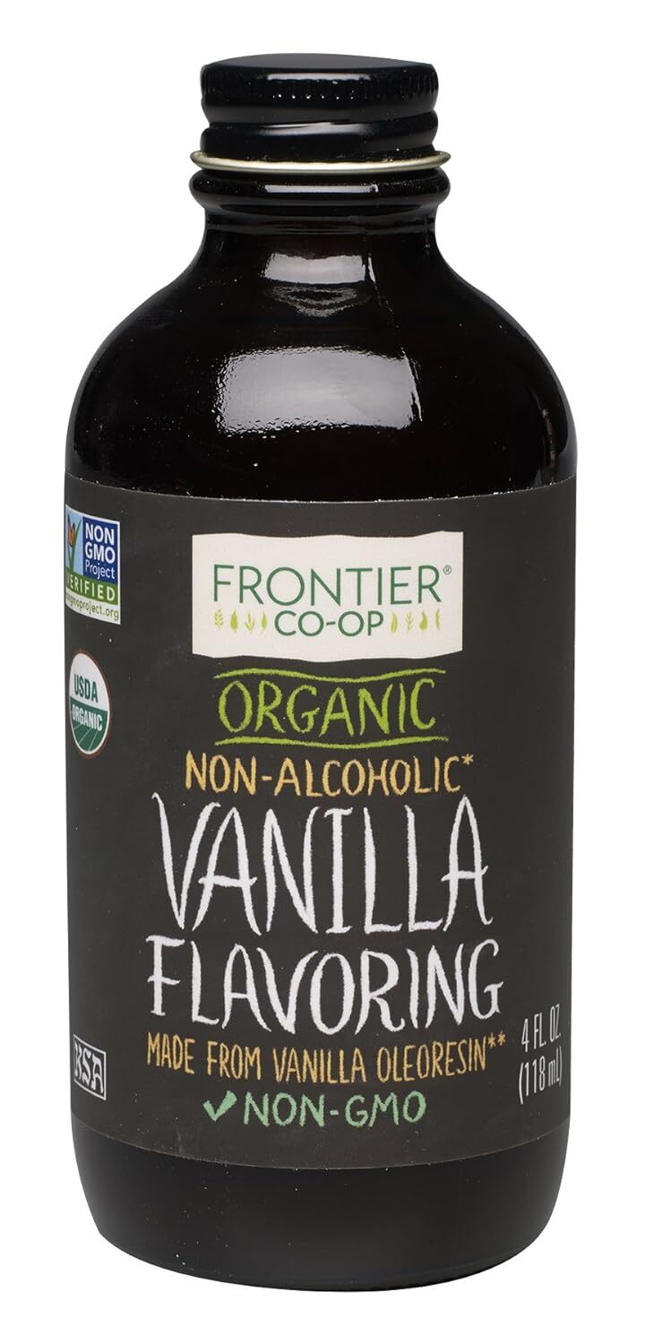 Frontier Nat Prod Co-Op Organic Vanilla Flavoring Non-Alchoholic 1 Each 4 Oz