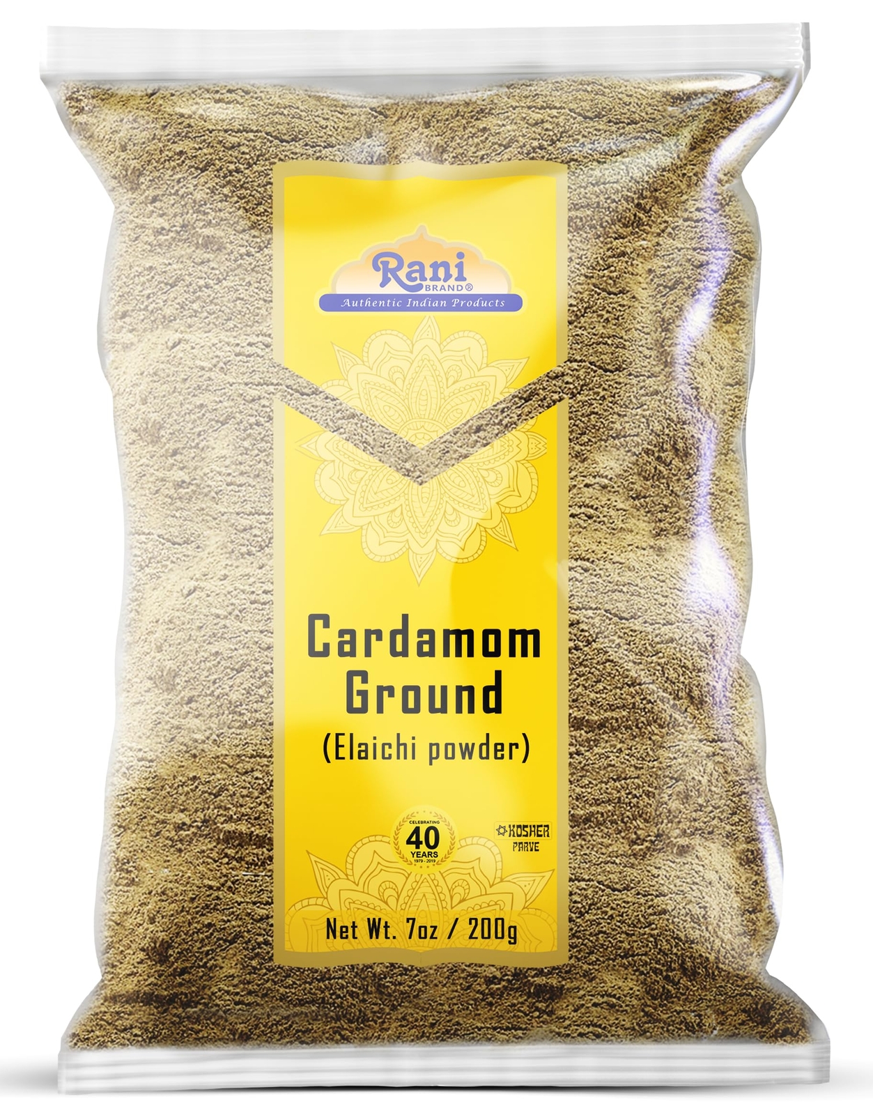Rani Cardamom (Elachi) Ground, Powder Indian Spice 7oz (200g)