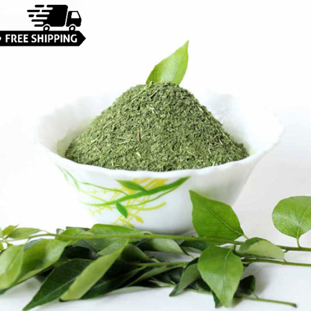 Dried Curry Leaf Powder | Ceylon Organic Fresh Natural Leaves Tea Herbs & Spices