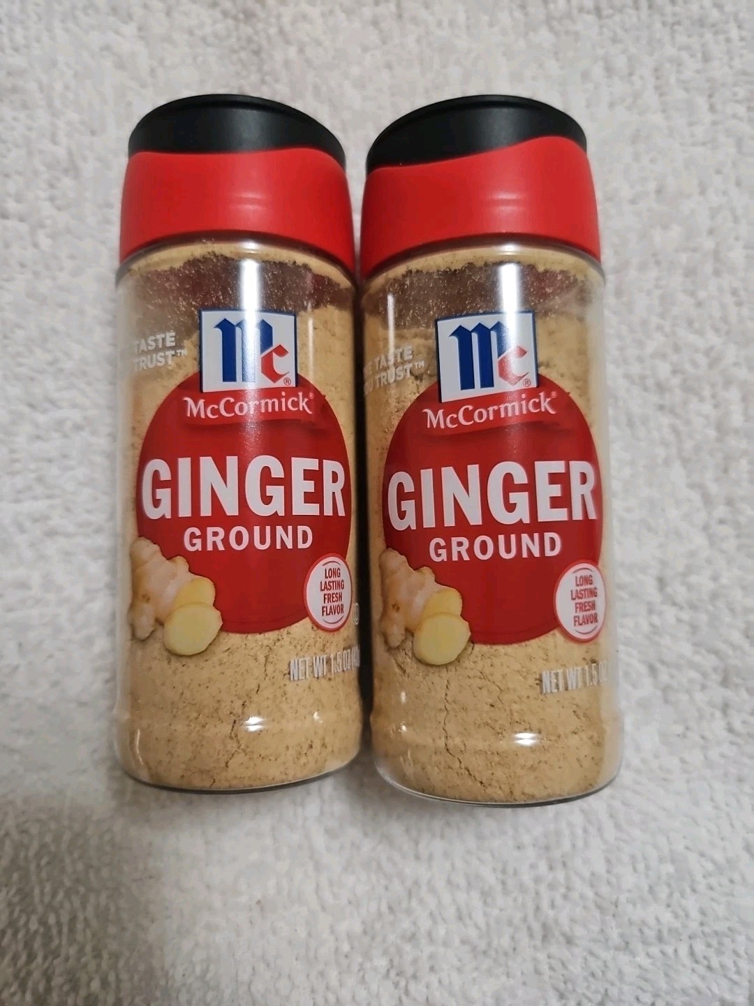 2 McCormick Ground Ginger 1.5 oz (42g) Each NON GMO