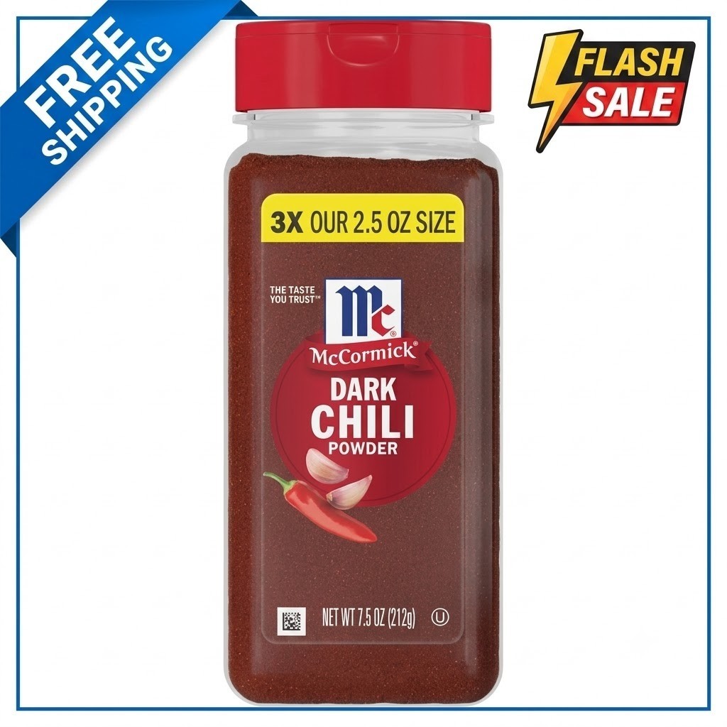 McCormick Dark Chili Powder, 7.5 Oz Ounce (Pack of 1)