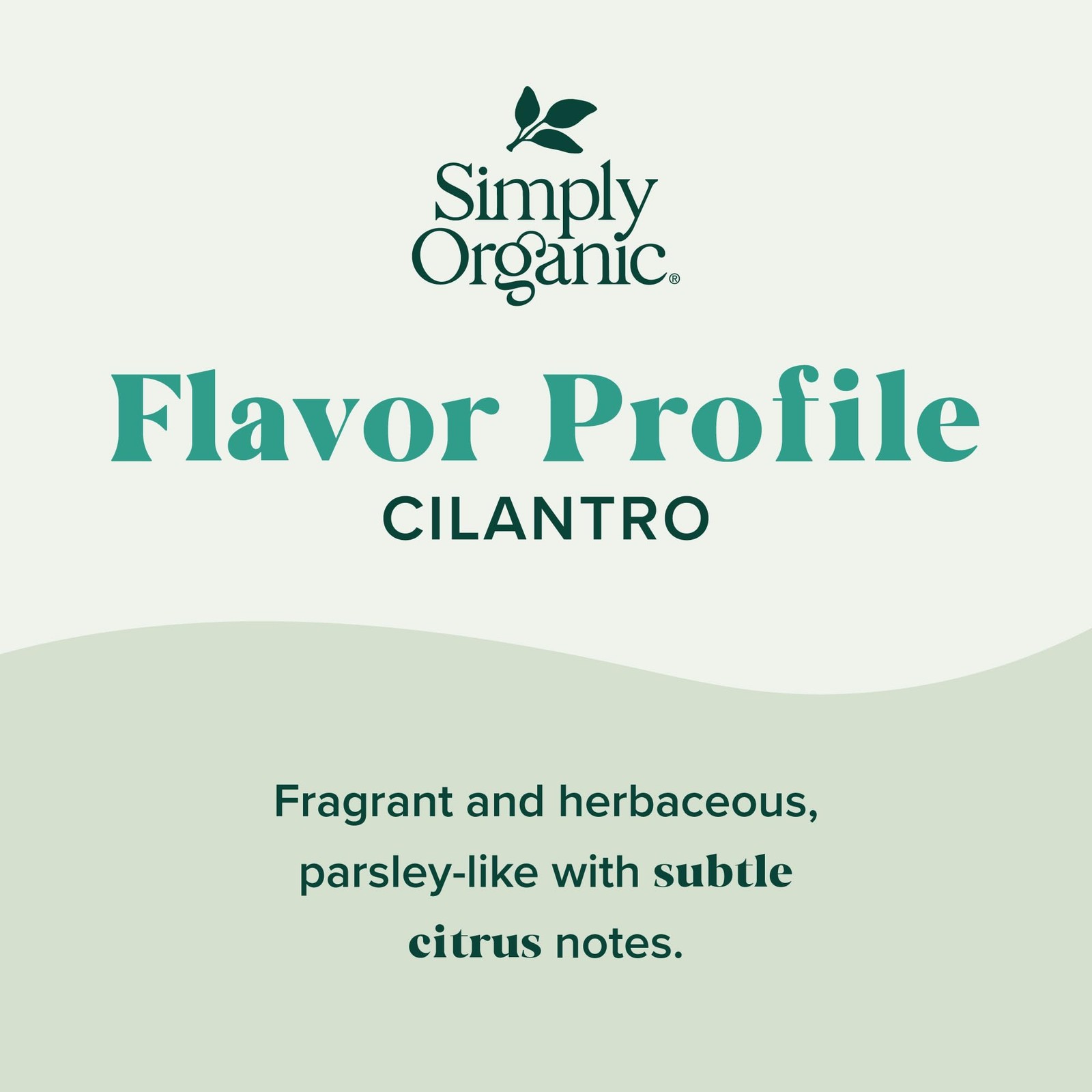Simply Organic Cilantro Leaf, Certified Organic, Kosher | 0.78 0.78, No Color