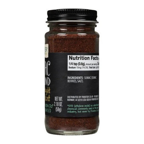 Seasoning Ground Sumac 2.1 Oz By Frontier Herb
