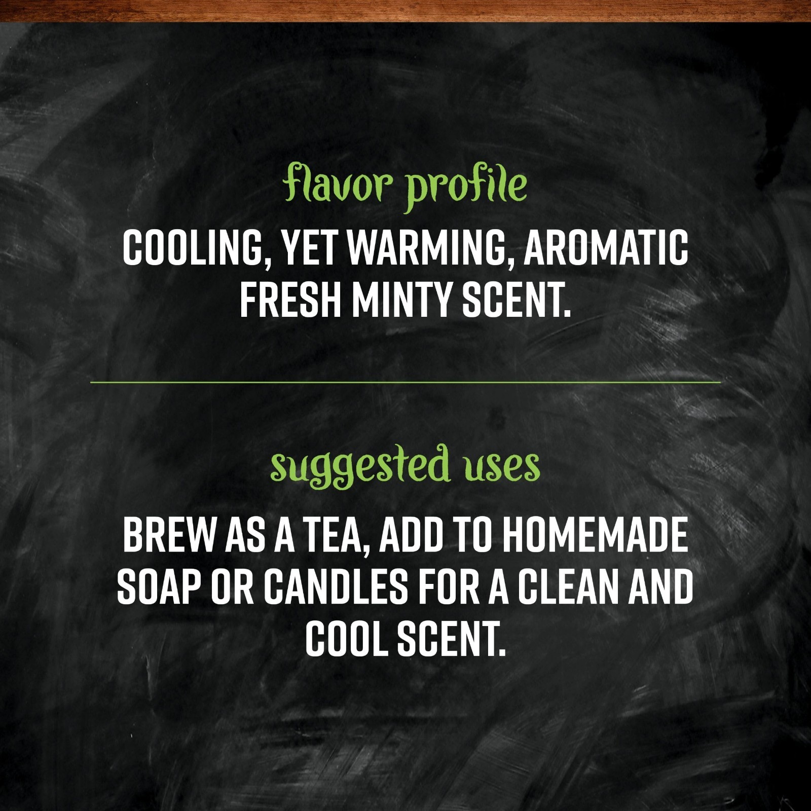 Peppermint Leaf Cut & Sifted, Kosher – 16oz Culinary Herb for Tea & Cooking