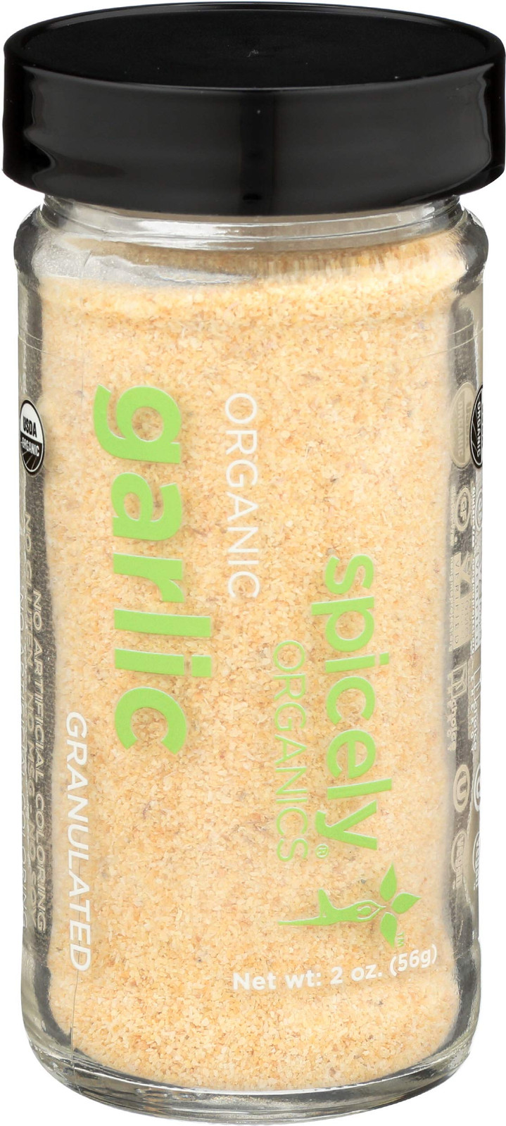 Organic Garlic Granules Non GMO Gluten Free Vegan Gourmet Spices 2.6 Ounce