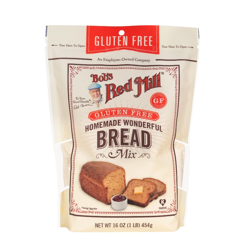 2x Bob’s Red Mill Gluten Free Homemade Wonderful Bread Mix Baking Mix Lot 16oz