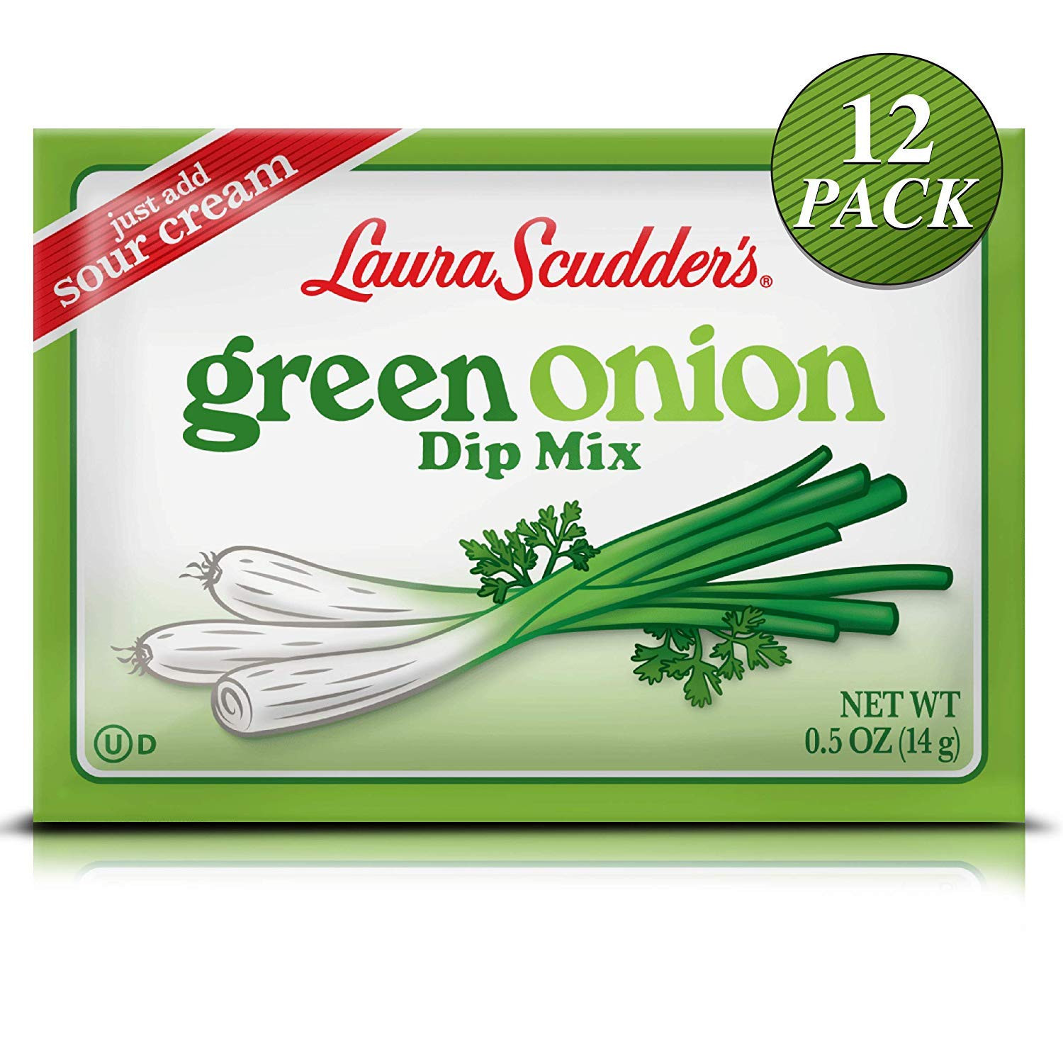 Green Onion Dip Mix Seasoning Powder Sauce 0.5 Ounce (Pack of 12)