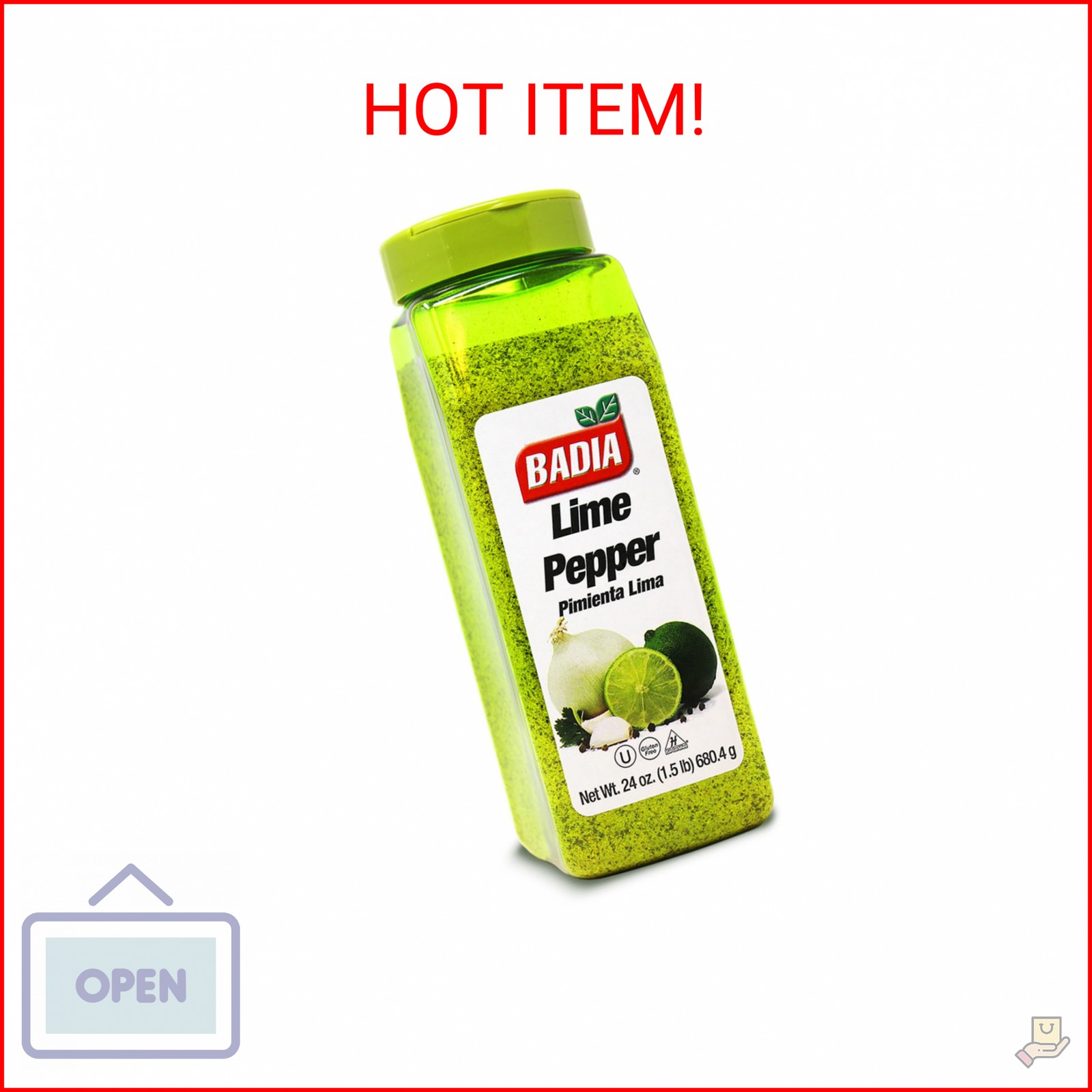 Badia Lime Pepper Seasoning, 24 oz – Pepper Zesty Citrus Blend