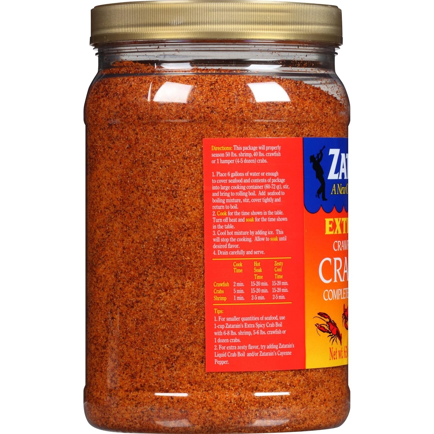 Extra Spicy Crawfish, Shrimp & Crab Boil – 63oz Pack of 2 for Huge Flavor