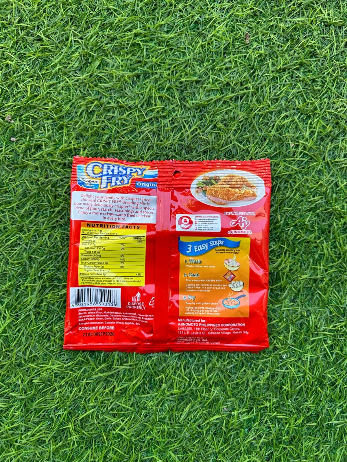 Crispy Fry Breading Mix in 3 Flavors (Original, Spicy, Garlic) (3 packs)