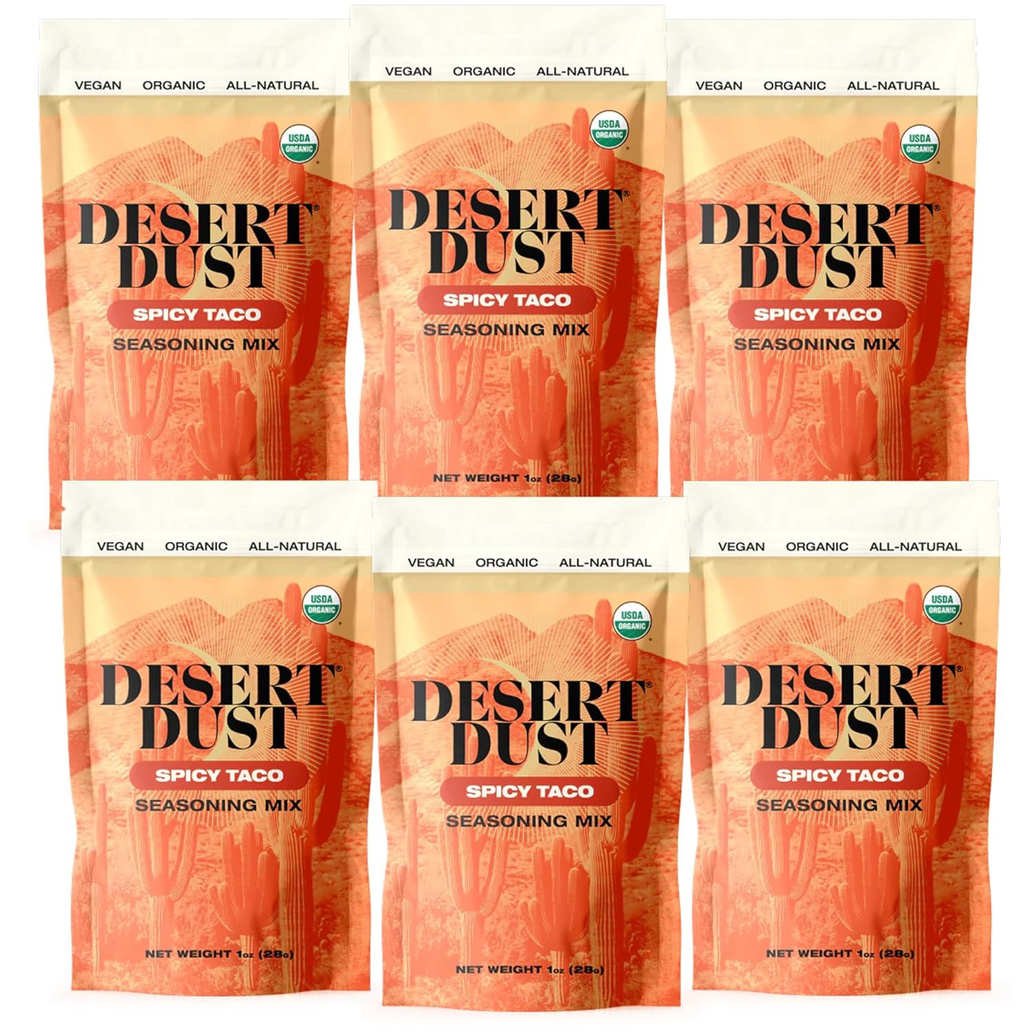 Spicy Taco Seasoning | Bold & Smoky Organic Southwest Spice Blend for Tacos, Faj