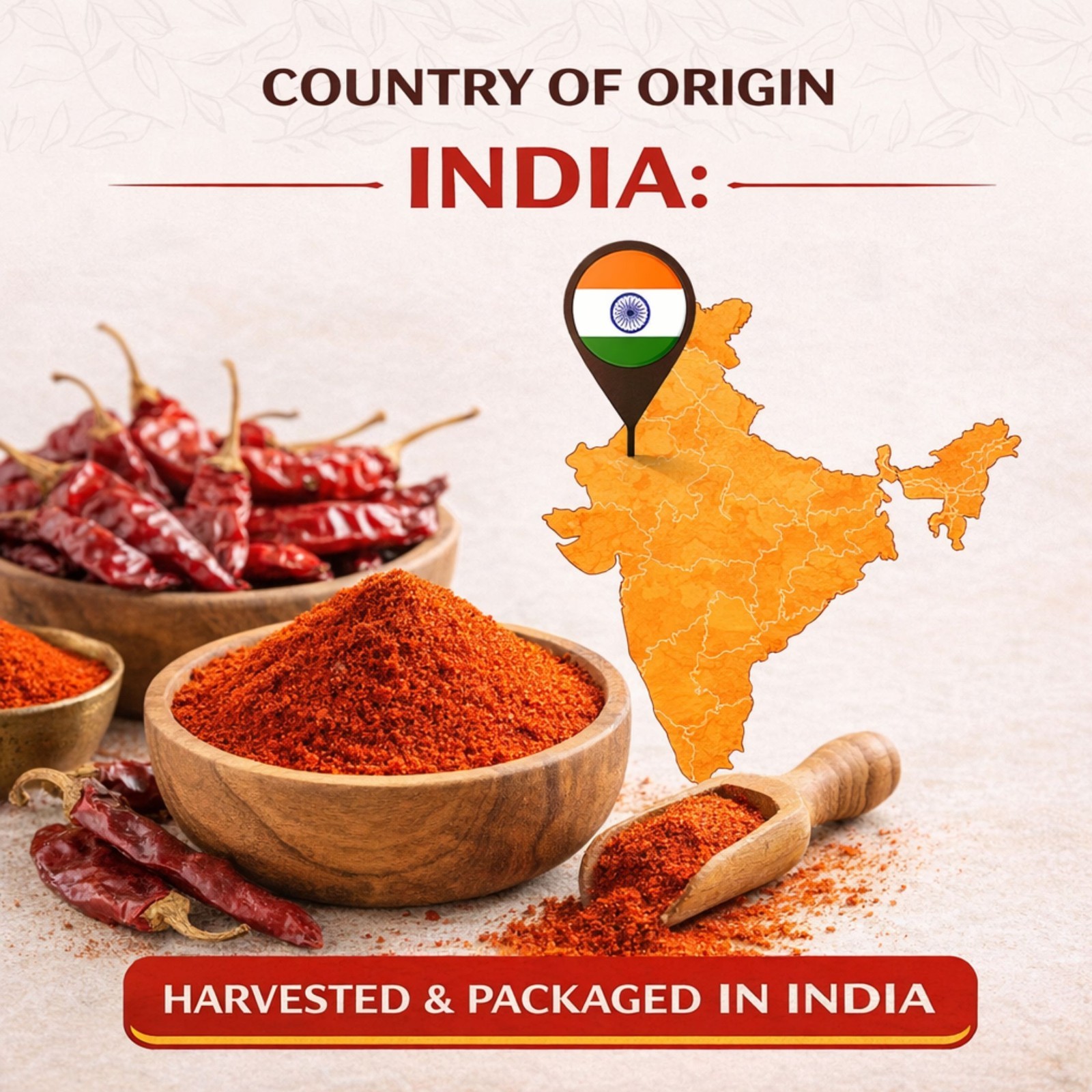 Red Chili Powder-100% Pure & Natural Ground Spice-Premium Quality Hot Season-4oz
