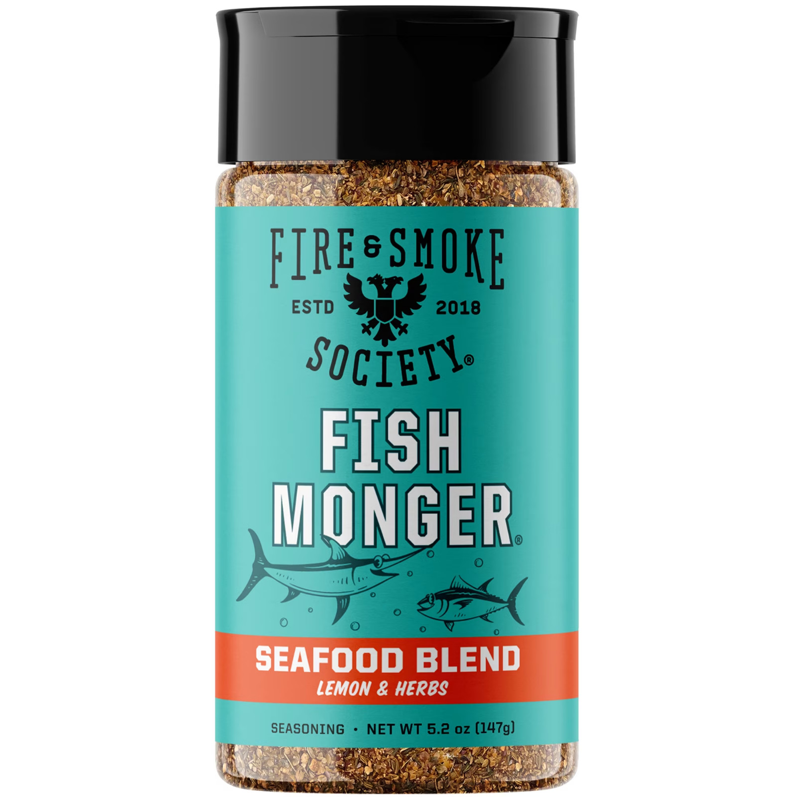 Fire & Smoke Society Fish Monger Fish Seasoning Blend, 5.2 oz
