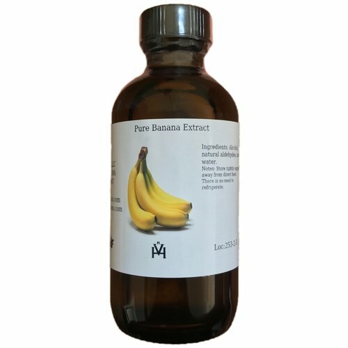 Pure Banana Extract, Made From Pure Bananas, 8 Ounce