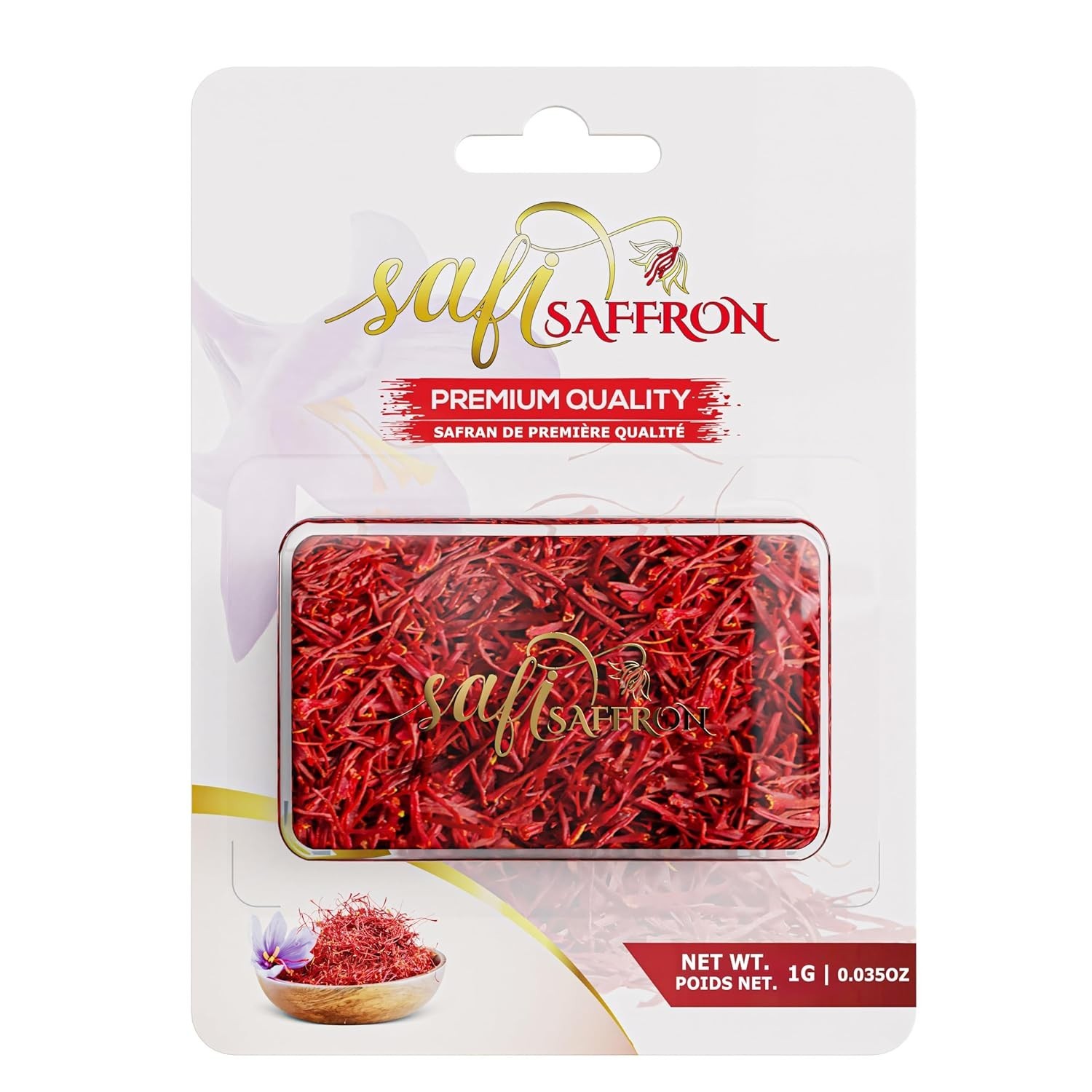 Organic 0.035 Ounce Saffron Threads | Pure, Gluten-Free, Gourmet Spice