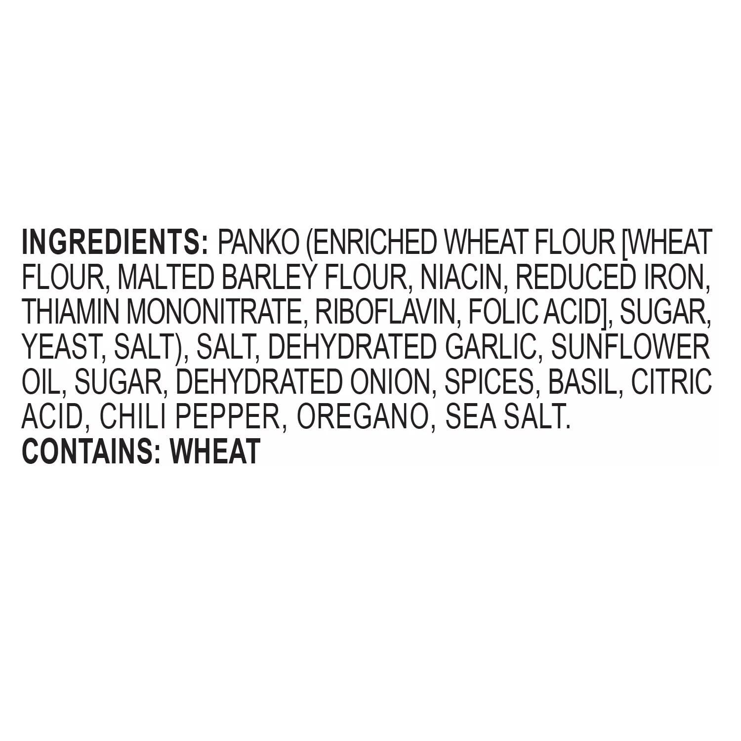 Kinder’s Crispy Panko Blend, Italian Herb with Garlic and Sea Salt, 13 Ounce