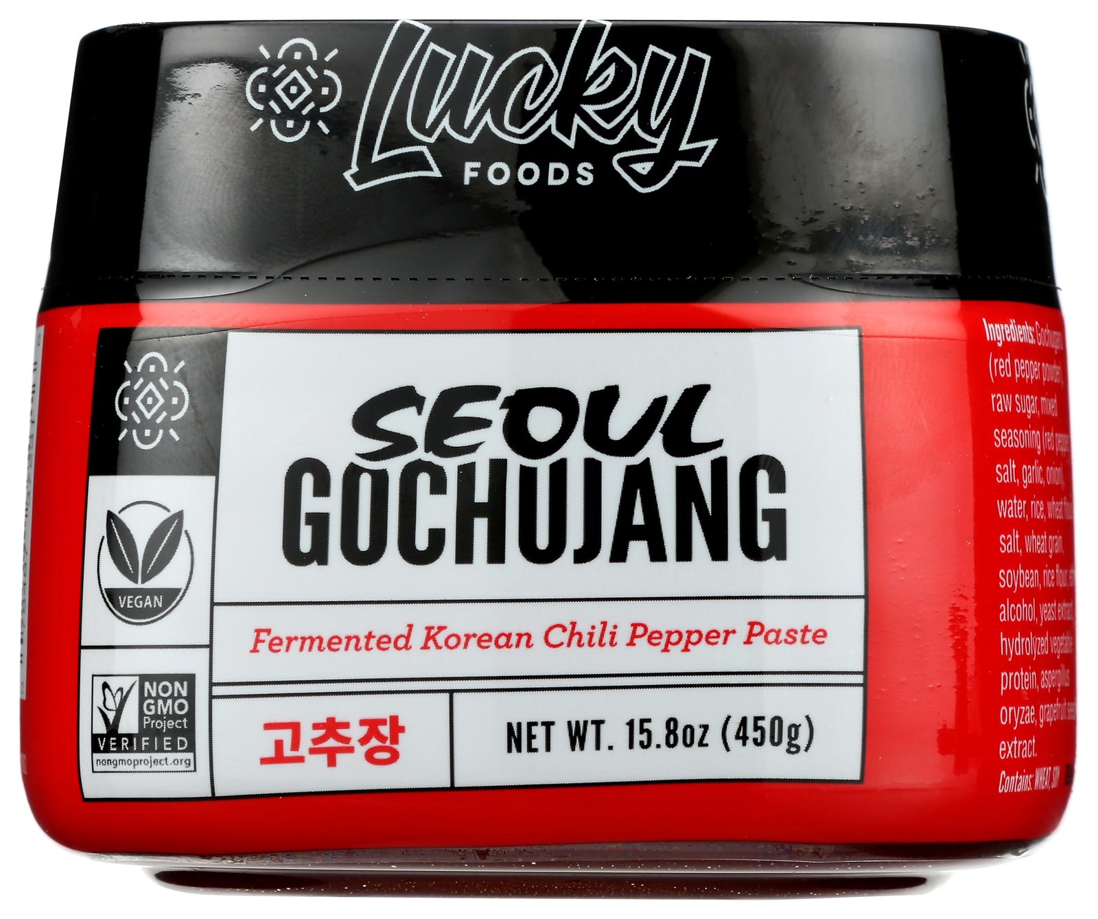 Lucky Foods Seoul Gochujang Chili Paste, 15.8 OZ Ounce (Pack of 1)