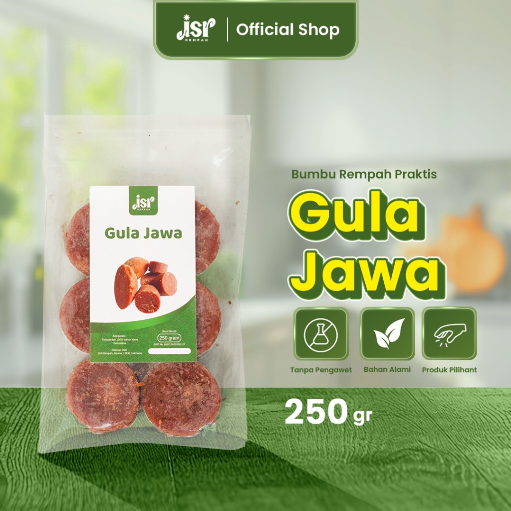 Palm Sugar Jaggery Discs 250g natural sweetener for Indonesian cooking