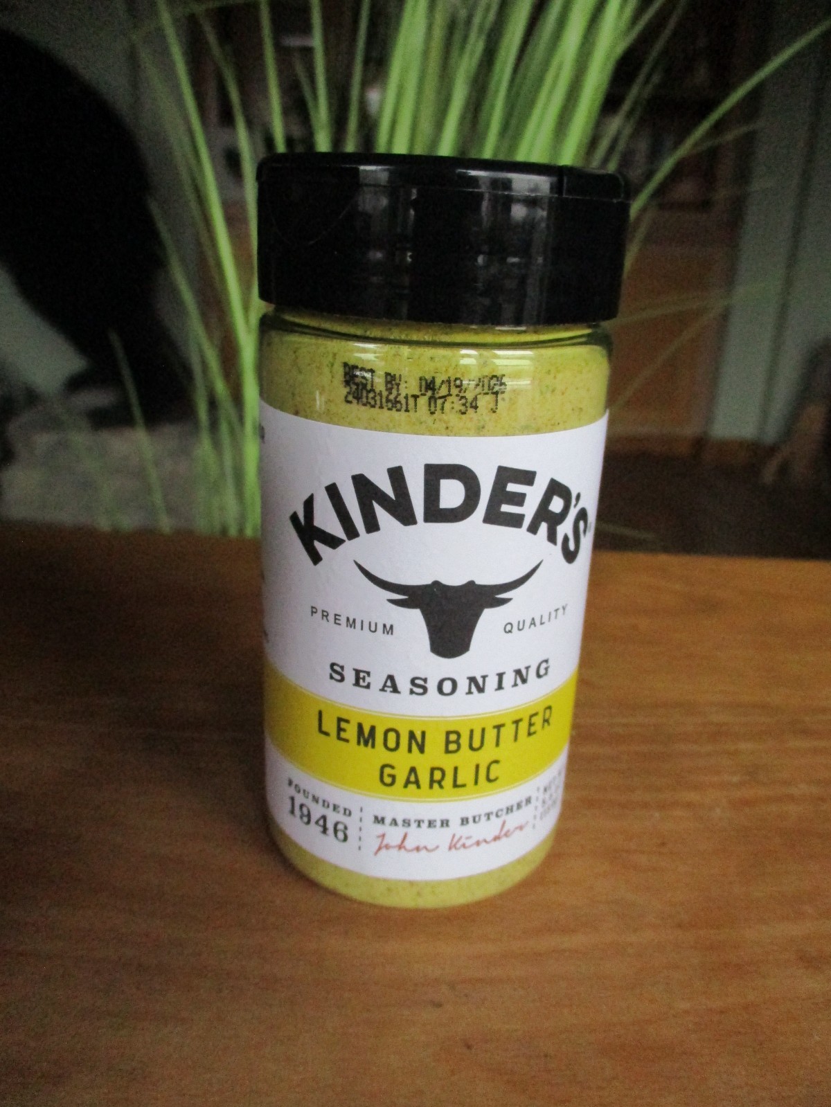 Kinder’s Lemon Butter Garlic Handcrafted Seasoning Premium Ingredients 5.6 Oz