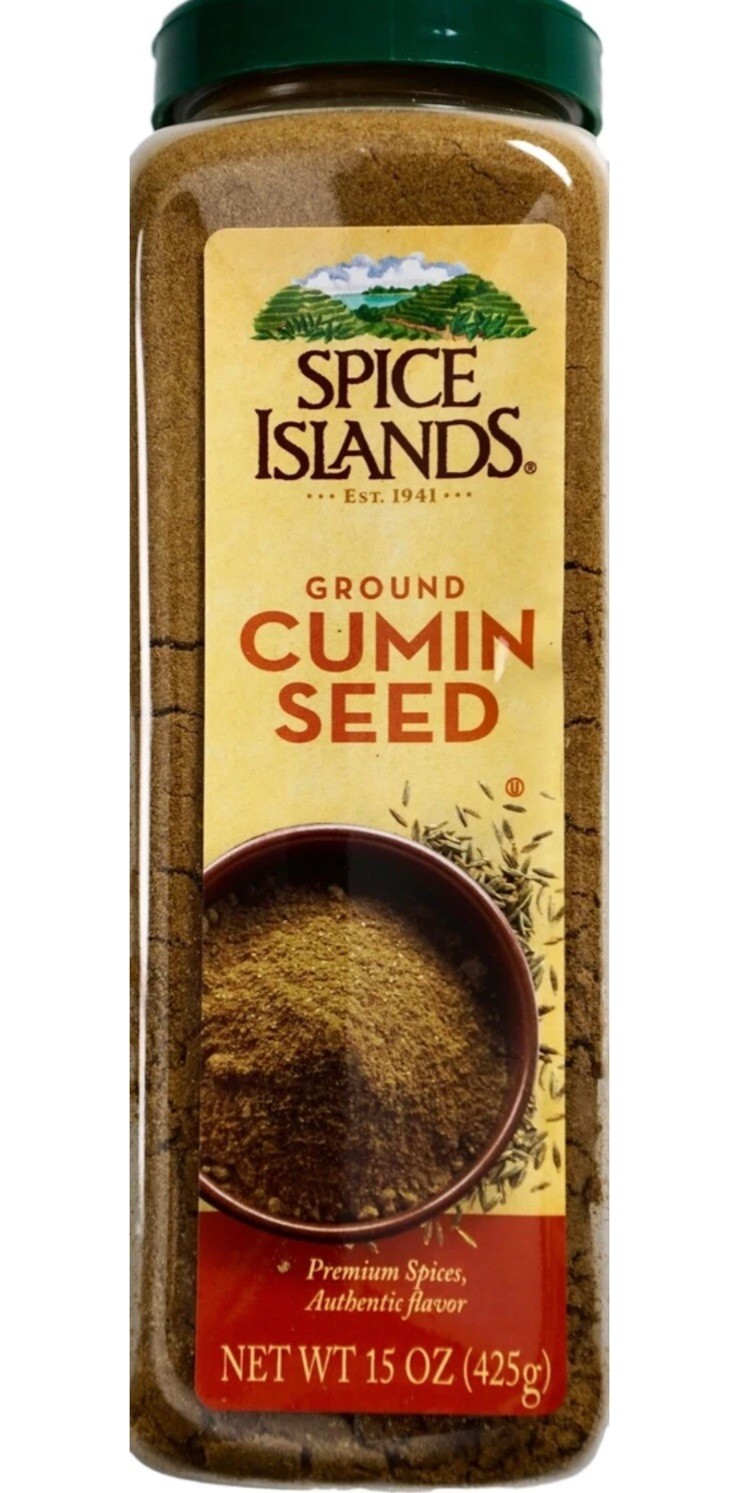 New Spice Islands Ground Cumin Seed Herb – Premium Authentic Flavor, 15 Ounce