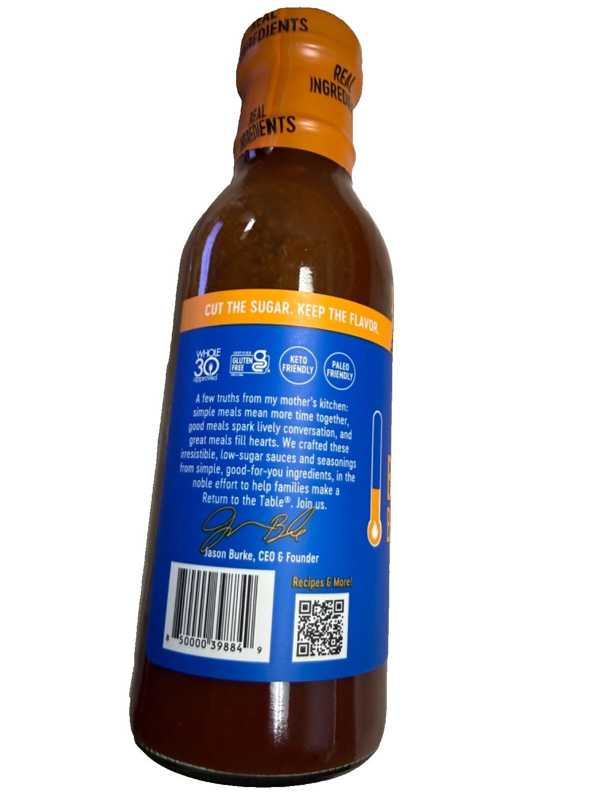 4 Noble Made Buffalo BBQ Sauce 13oz Bottle Less Sugar Keto Paleo Gluten Free New
