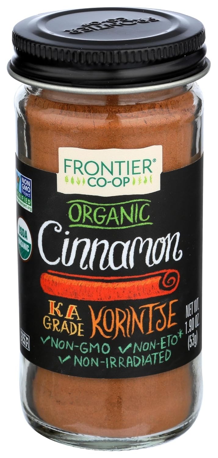 1.9 Oz Organic Kosher Ground Cinnamon – Full-bodied Flavor for Desserts & Dishes
