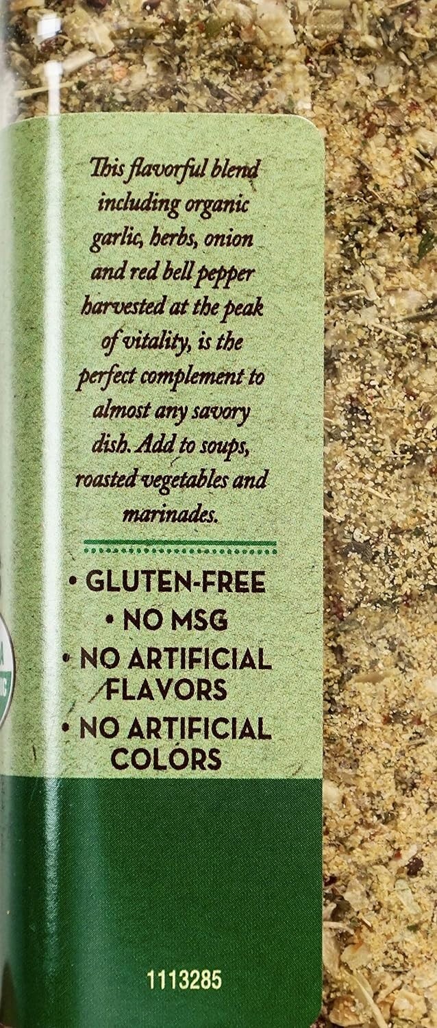 Spice Islands Organic Garlic & Herb Seasoning, 17.6 oz Spices Mix Food Flavor