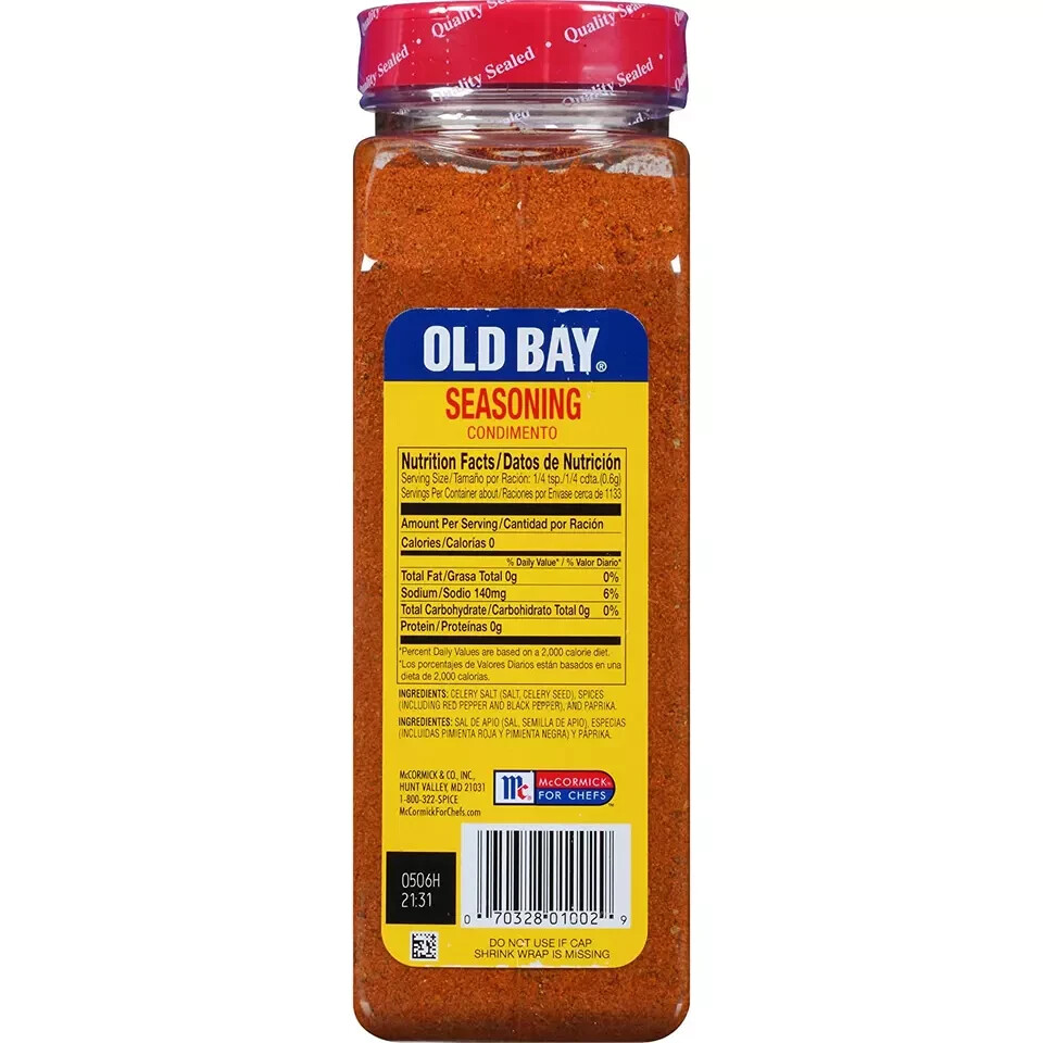 OLD BAY Seasoning 24 oz – One 24 Ounce Container OLD BAY All-Purpose Seasoning