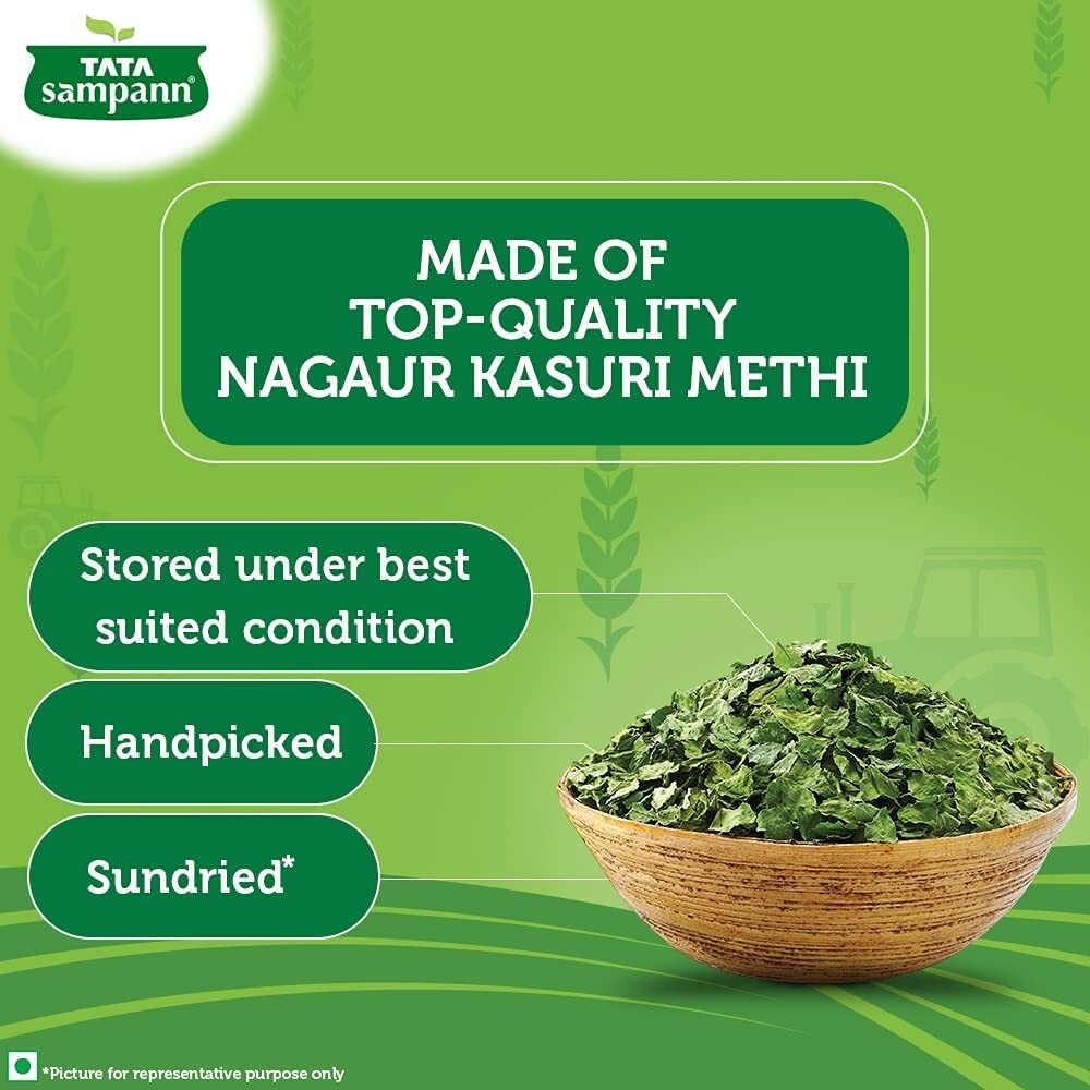 Tata Sampann Kasuri Methi with Natural Oils, 25g
