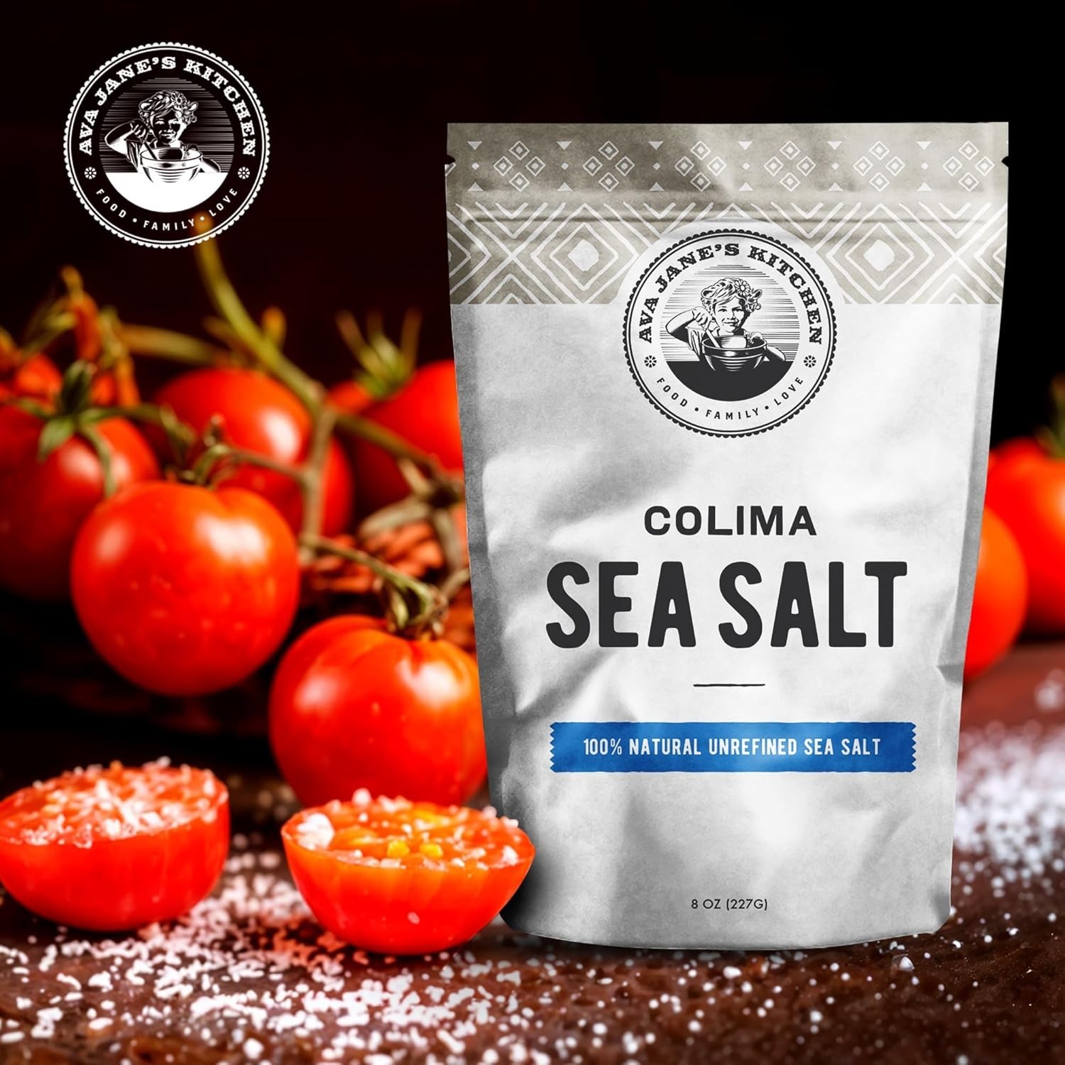 Ava Jane’s Kitchen – Colima Coarse Sea Salt – 100% Unrefined, Natural, and Hand-