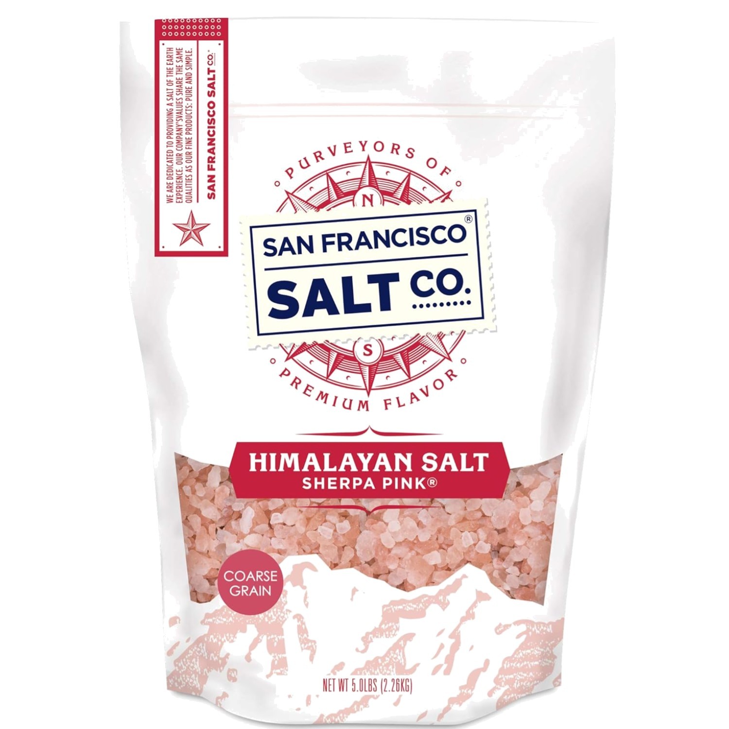 Himalayan Salt – Coarse Grain, 5 lbs. | All-Natural, Gluten-Free, No Additive…