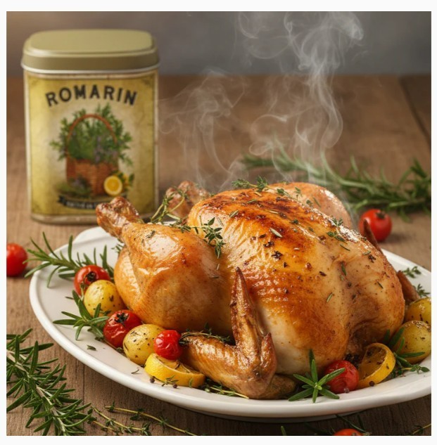 Esprit Provence, Romarin (French Provence Rosemary) in Lidded Decorative Tin