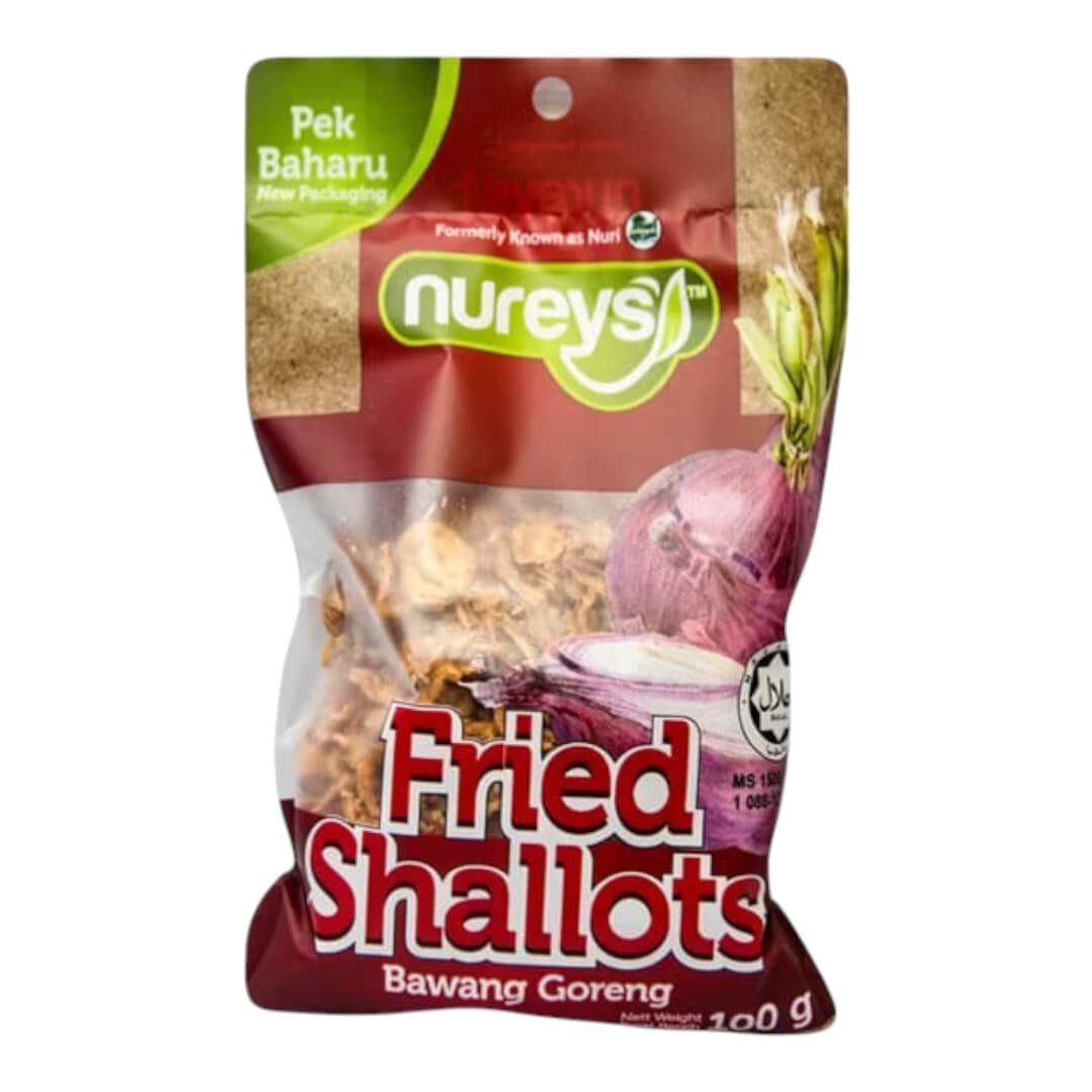 3x100g Nureys Halal Crispy Shallots – Perfect Crunch, Pure Flavor! Free Shipping