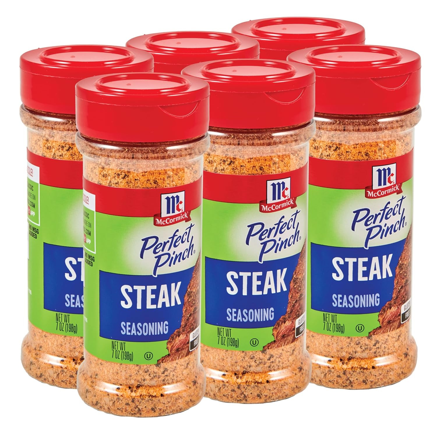 Perfect Pinch Steak Seasoning, 7 Oz (Pack of 6)