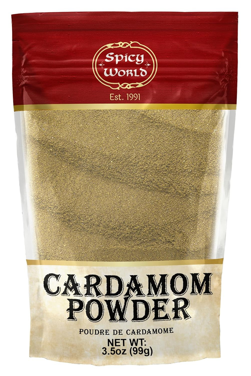Ground Cardamom Powder (Cardamon) 3.5 Ounce Bag
