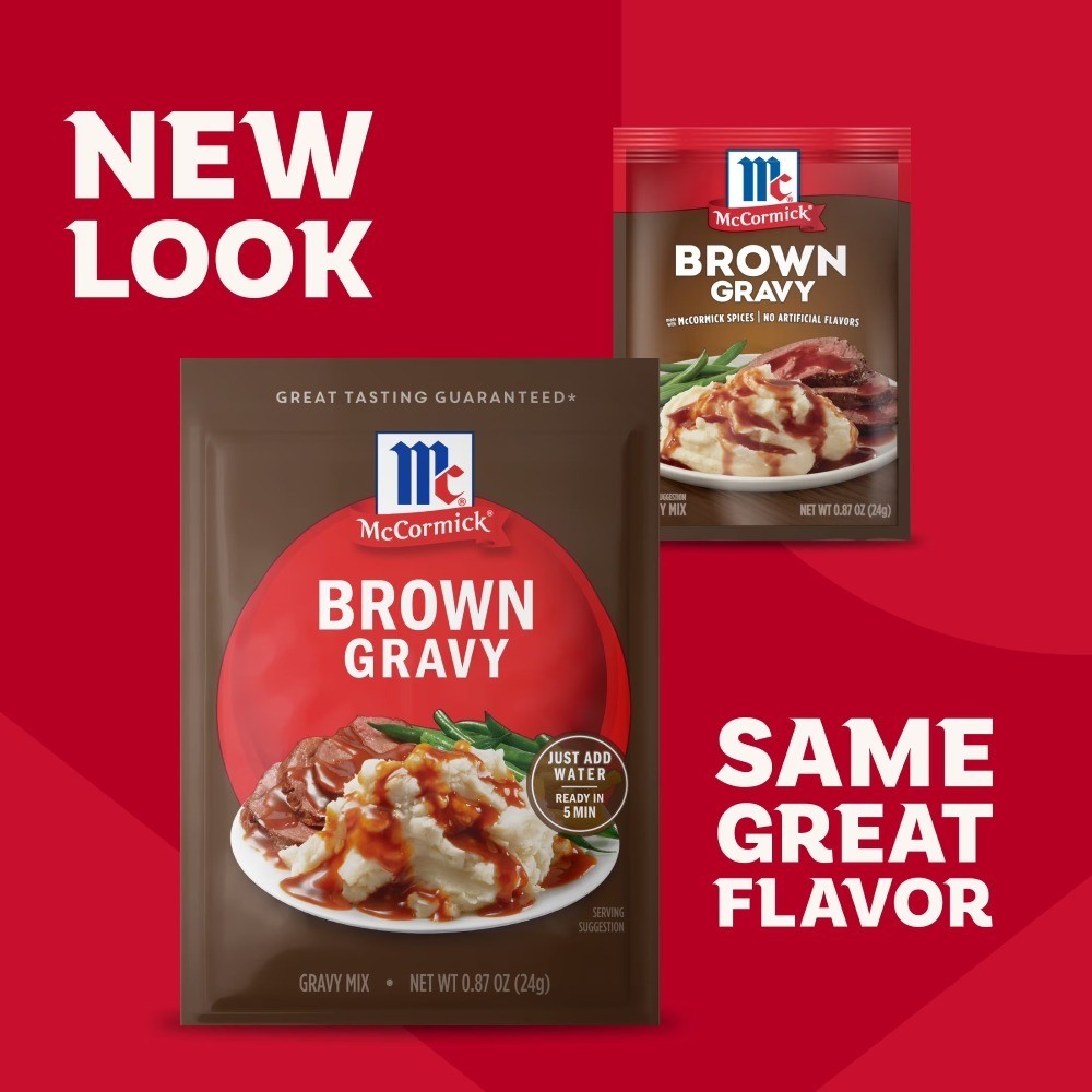 (24 pack) Brown Gravy Mix, 0.87 oz Packet
