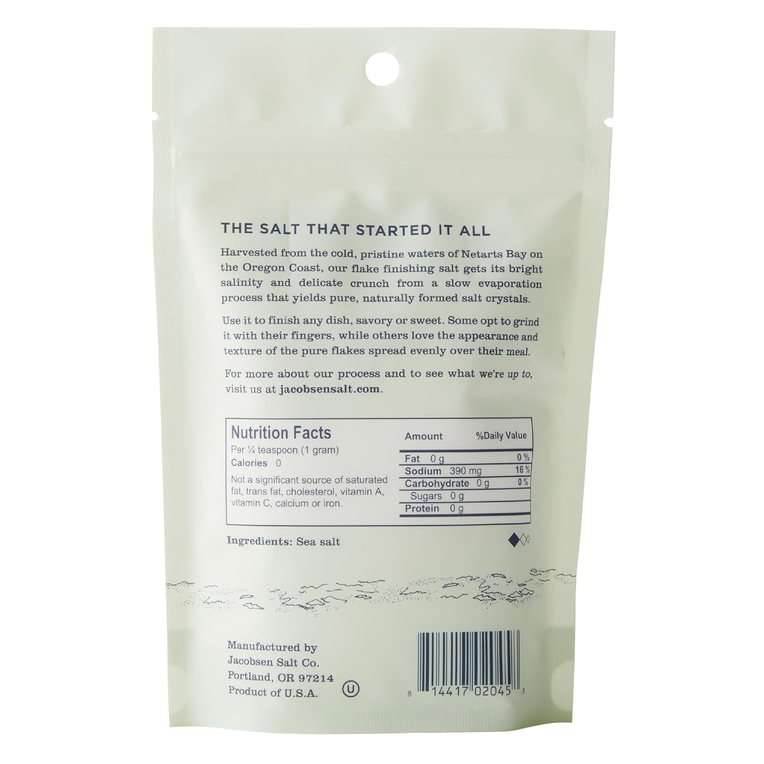 Pure Flake Sea Salt – Kosher Salt, Coarse, Non-Iodized Made in USA, Non-Gmo, Ste
