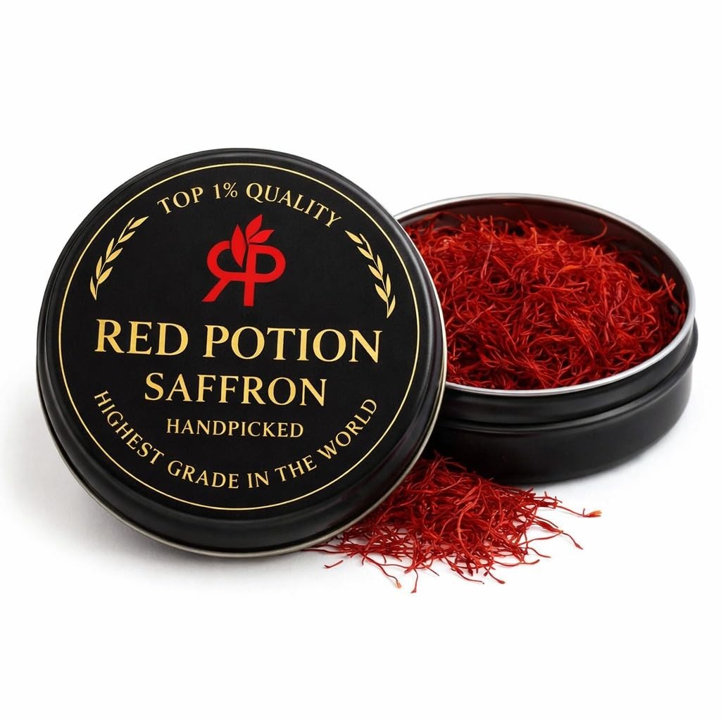 Saffron, Kashmiri Premium Saffron Threads, Grade AAA+ Super Negin, Non-GMO. F…