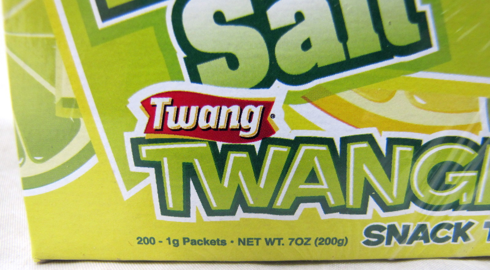 Twang Twangerz Salt Lemon Lime Bulk 200 Ct One (1) Gram Packages per Box
